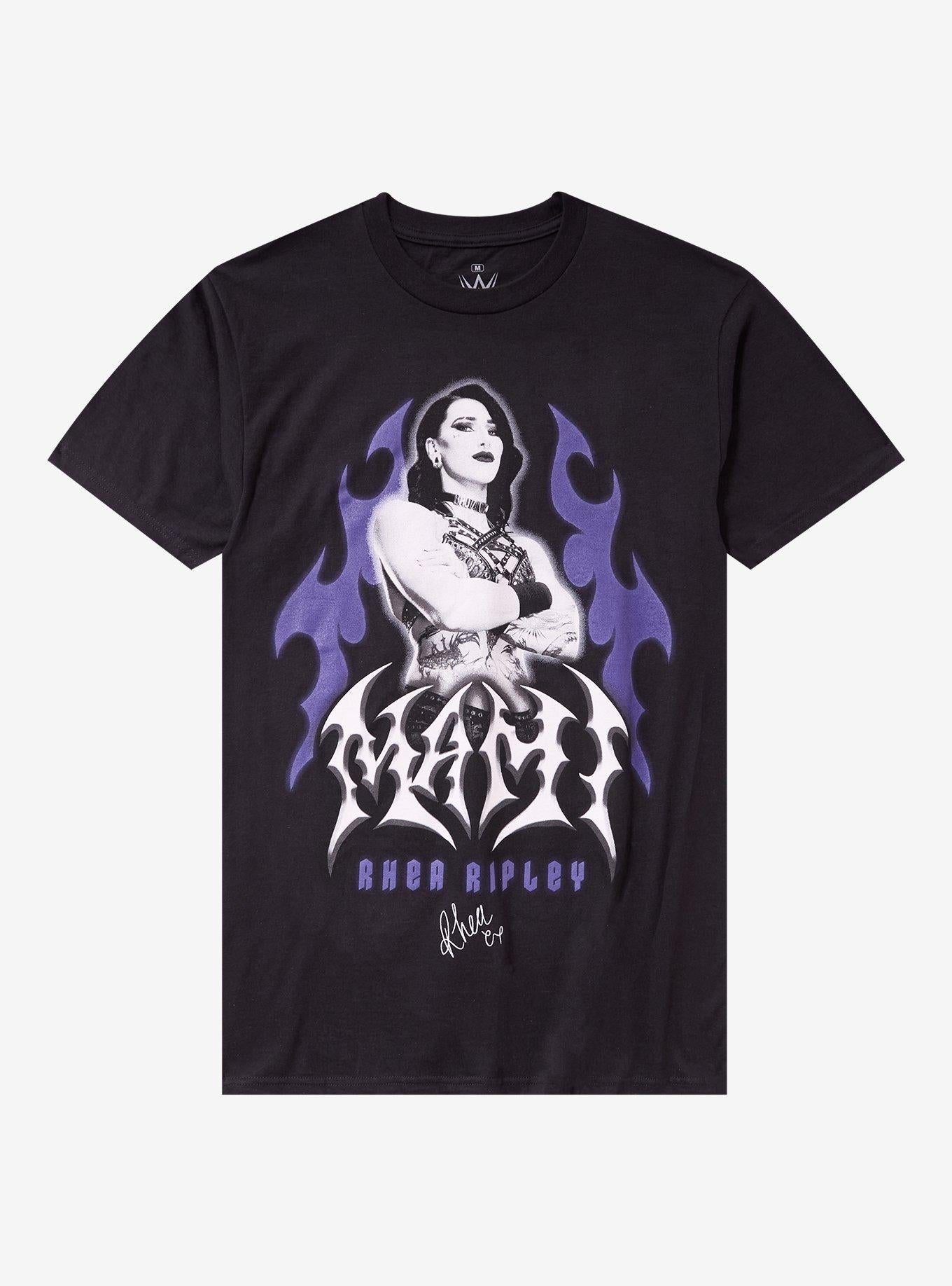 WWE Rhea Ripley Flames T-Shirt | Trending Graphic Tee For Fans