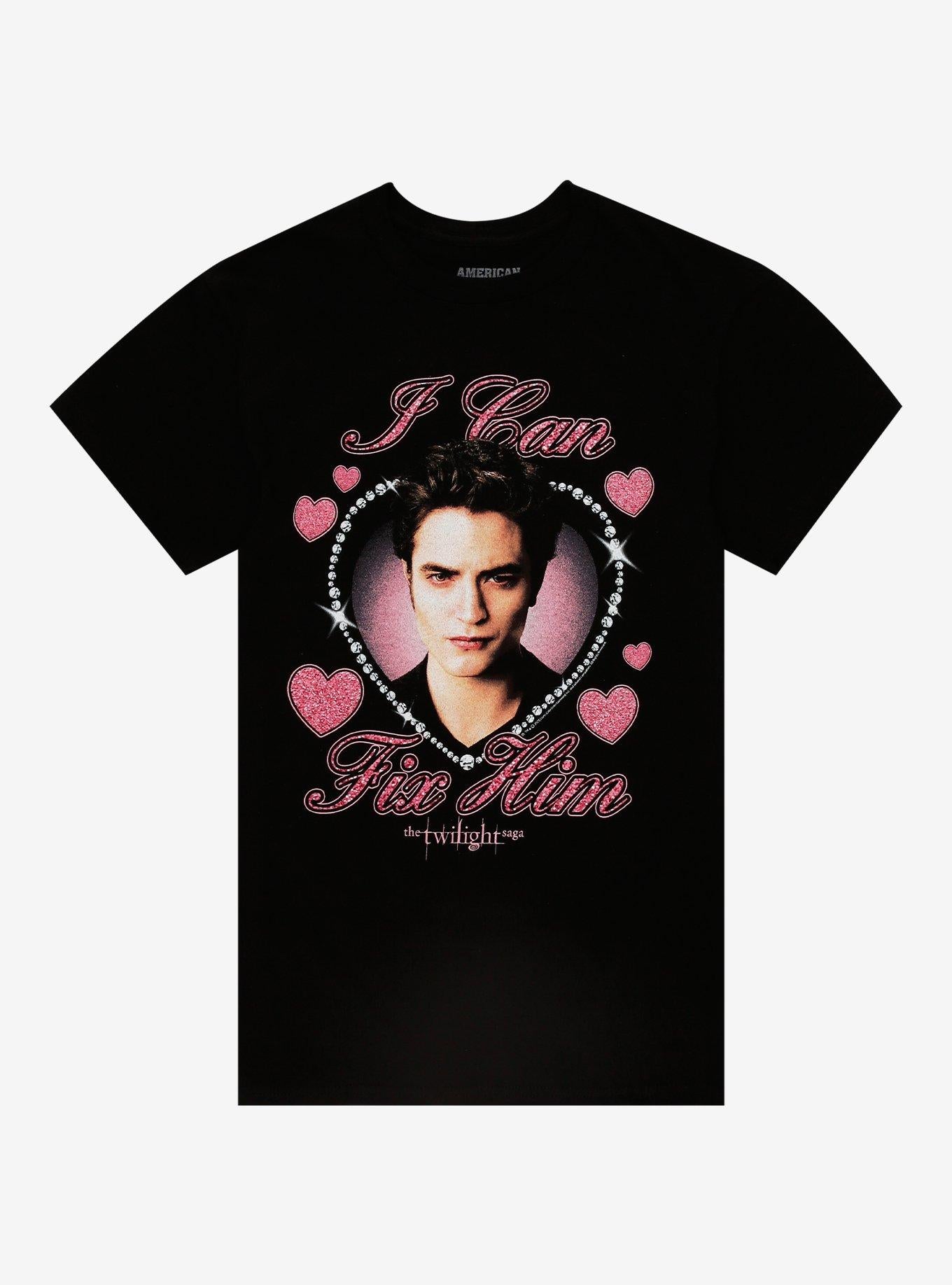 Twilight Edward Cullen I Can Fix Him T-Shirt | Trending Graphic Tee For Fans