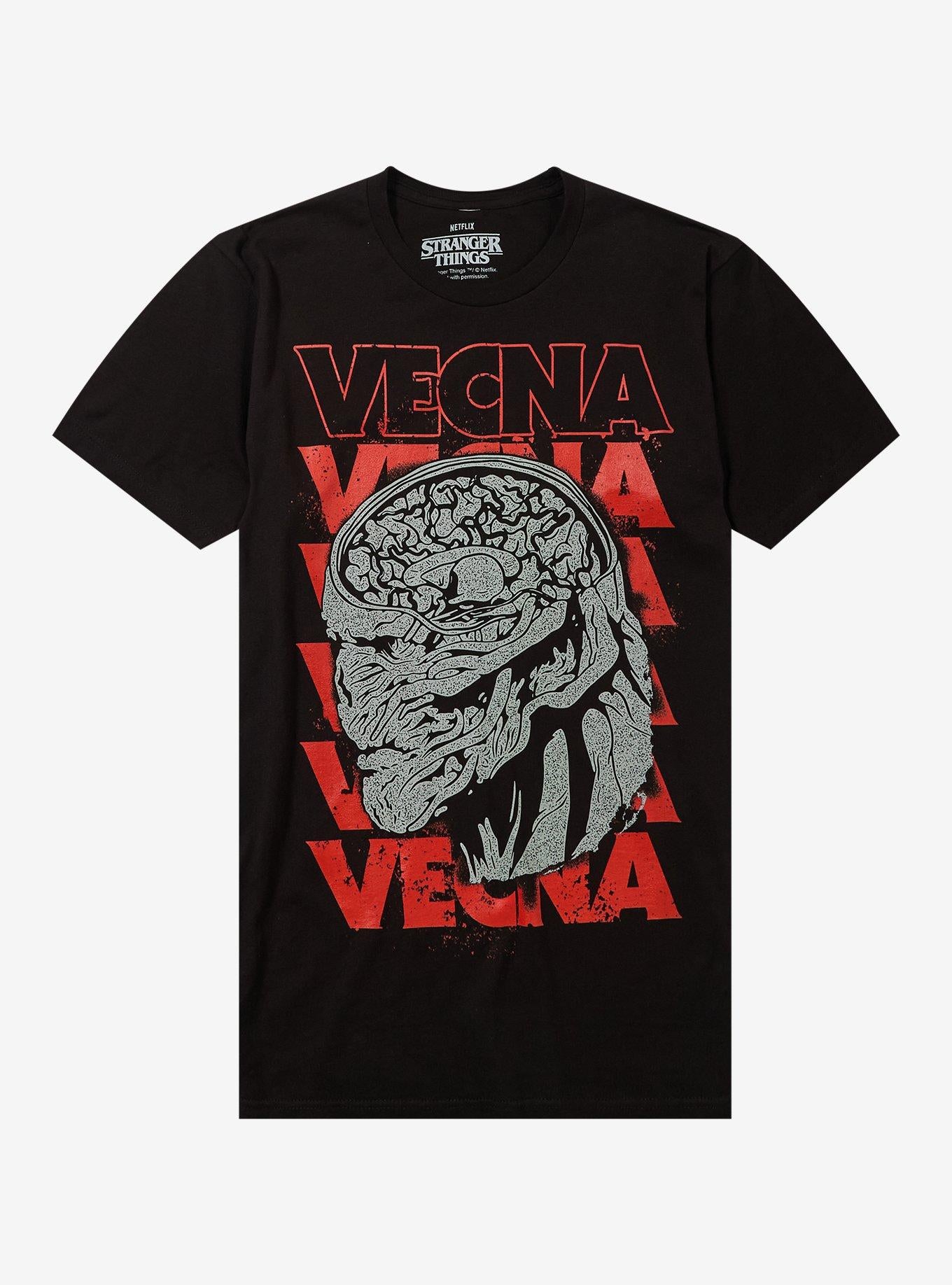 Stranger Things Vecna Brain T-Shirt | Trending Graphic Tee For Fans
