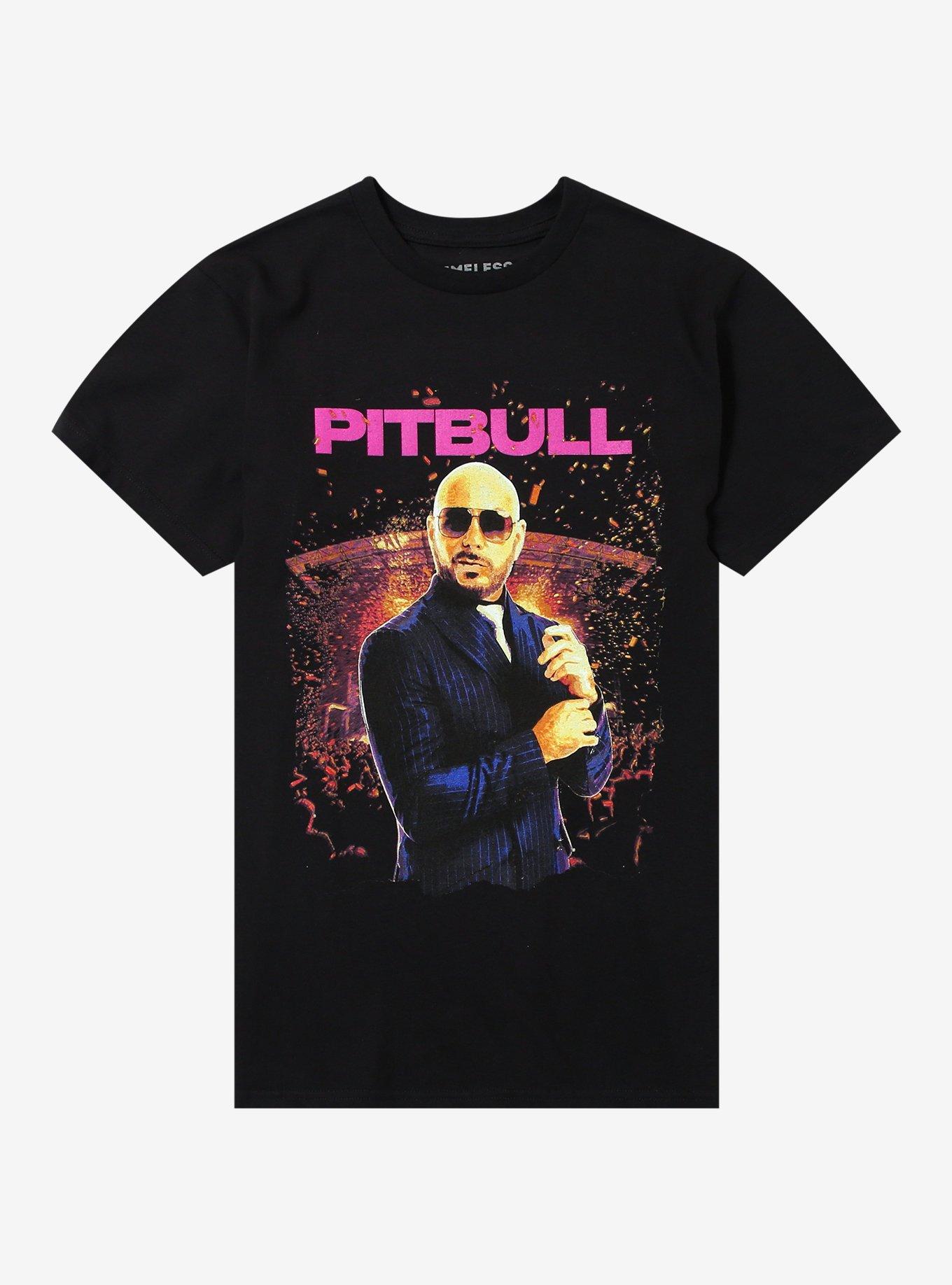 Pitbull Portrait T-Shirt | Trending Graphic Tee For Fans