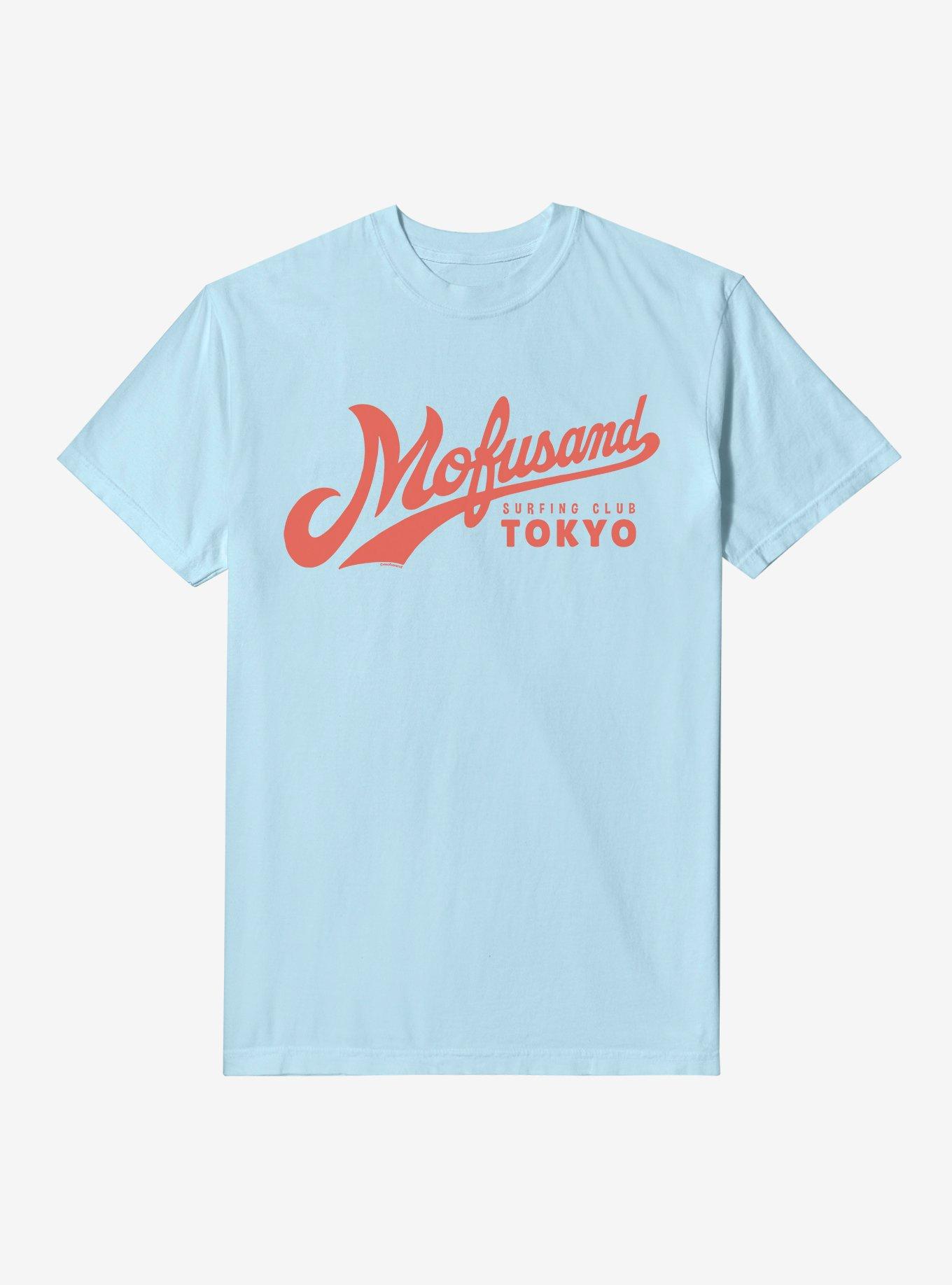 Mofusand Surfing Club Tokyo Garment-Dyed T-Shirt | Trending Graphic Tee For Fans