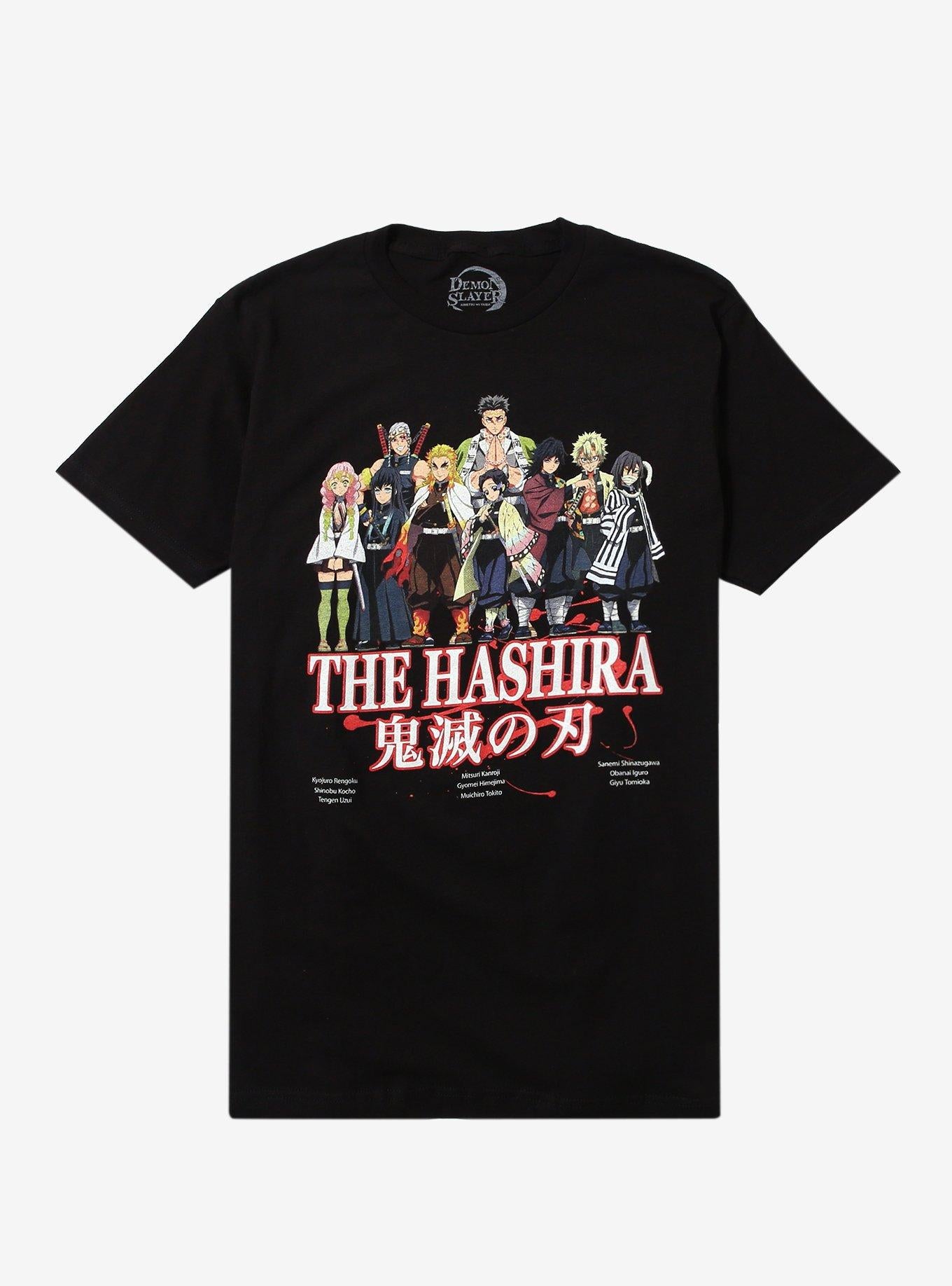 Demon Slayer Kimetsu No Yaiba Hashira Group T-Shirt | Trending Graphic Tee For Fans