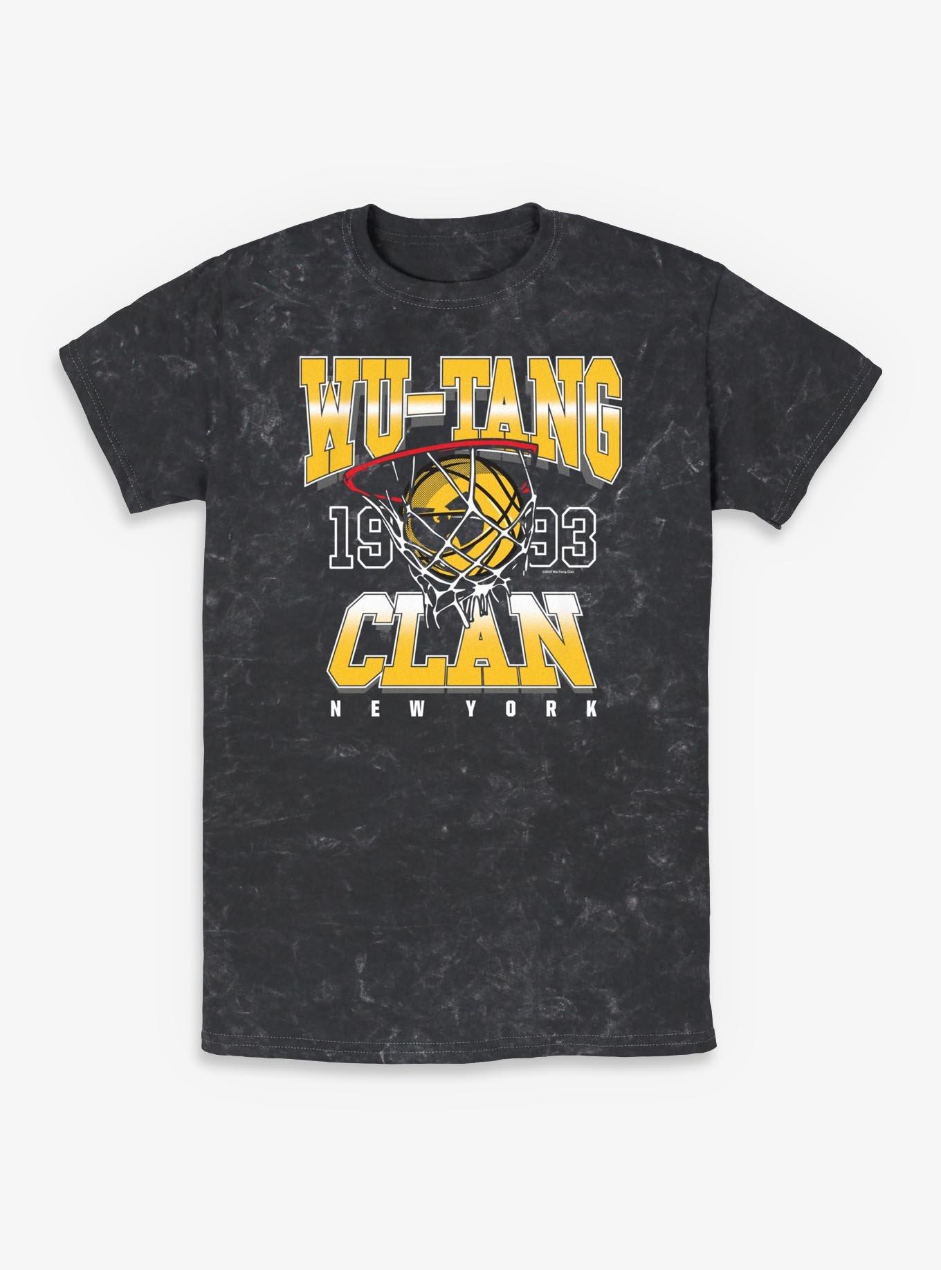 Wu-Tang Clan New York Basketball 1993 Mineral Wash T-Shirt | Trending Graphic Tee For Fans