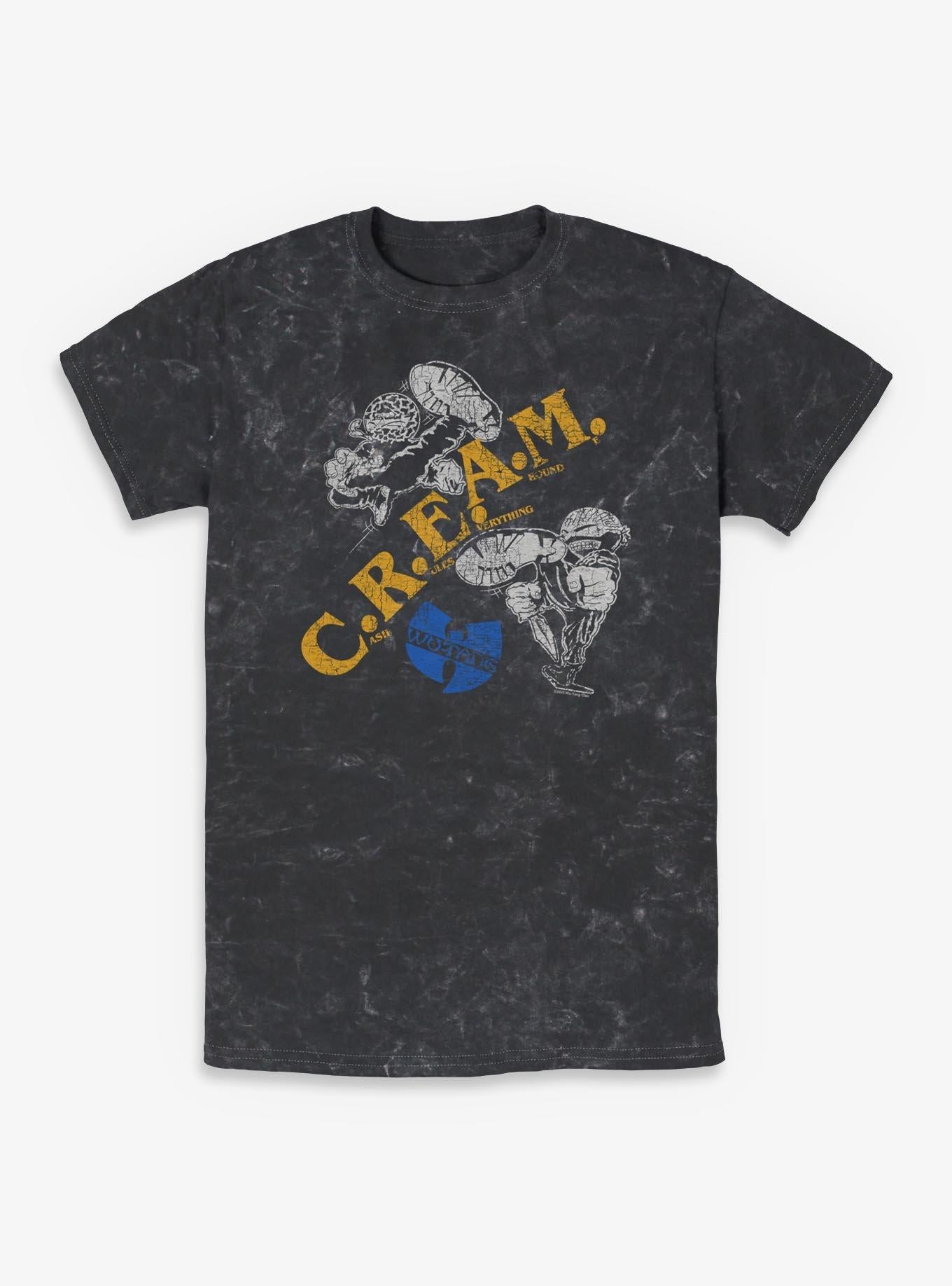 Wu-Tang Clan C.R.E.A.M. Mineral Wash T-Shirt | Trending Graphic Tee For Fans