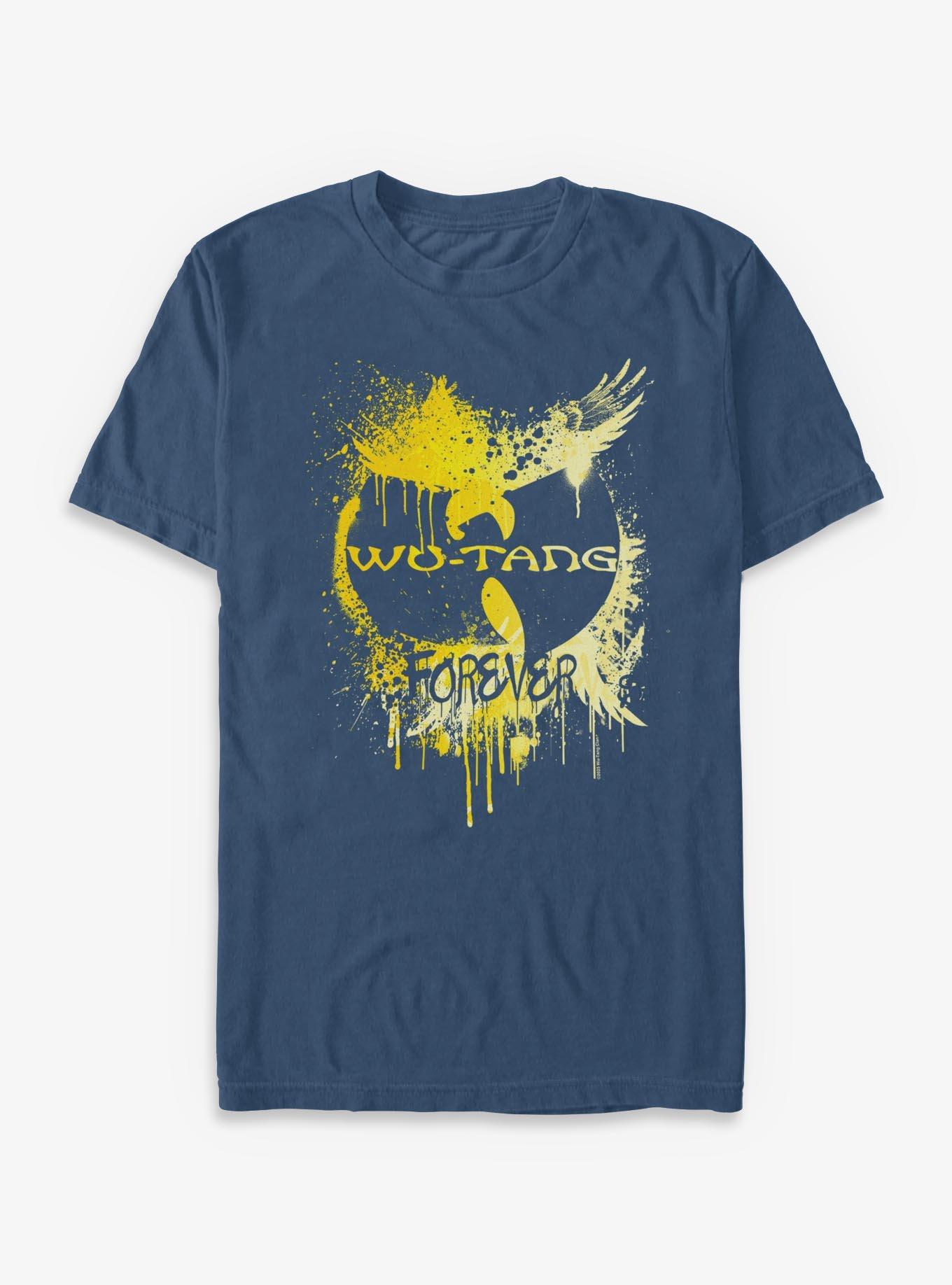 Wu-Tang Clan Paint Splash Garment Dye T-Shirt | Trending Graphic Tee For Fans