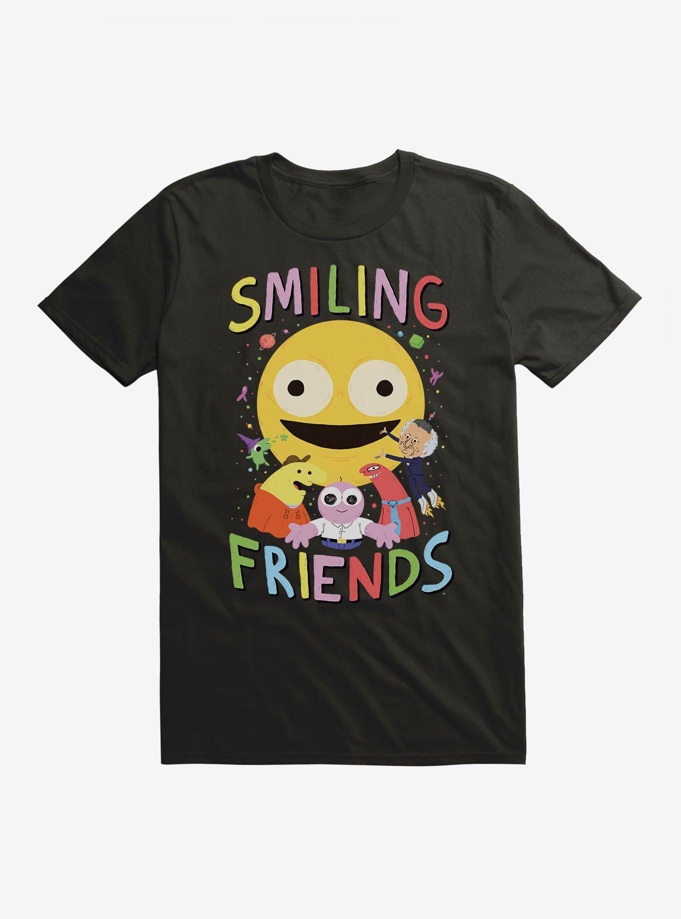 Smiling Friends Hugs All Around T-Shirt | Trending Graphic Tee For Fans
