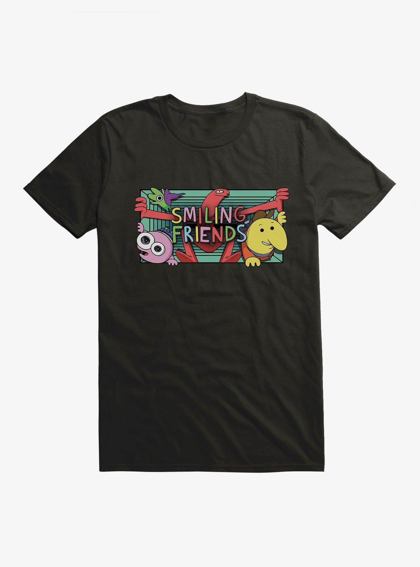 Smiling Friends Hallway T-Shirt | Trending Graphic Tee For Fans