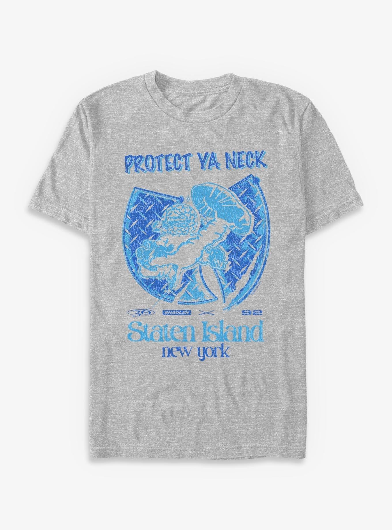 Wu-Tang Clan Protect Ya Neck Staten Island New York T-Shirt | Trending Graphic Tee For Fans