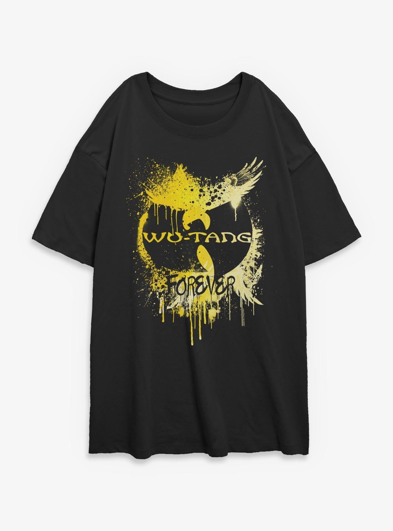Wu-Tang Clan Paint Splash Girls Oversized T-Shirt | Trending Graphic Tee For Fans