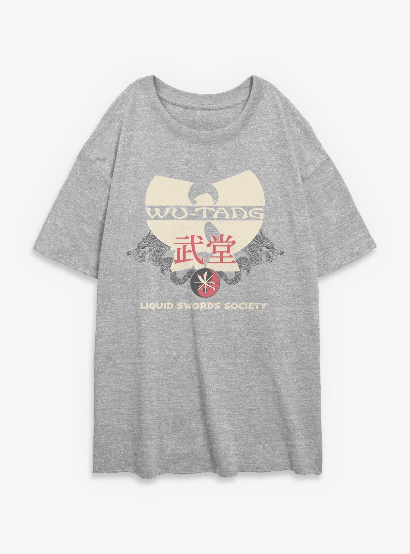 Wu-Tang Clan Liquid Swords Society Girls Oversized T-Shirt | Trending Graphic Tee For Fans