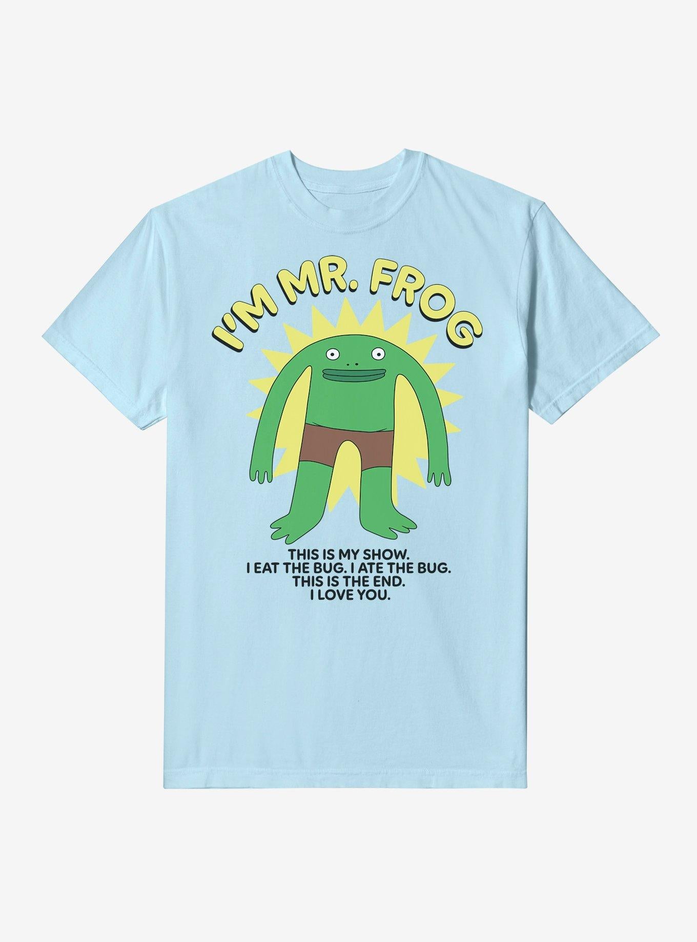 Smiling Friends I'm Mr. Frog Garment Dyed T-Shirt | Trending Graphic Tee For Fans