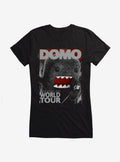 Domo Domination World Tour Girls T-Shirt | Trending Graphic Tee For Fans