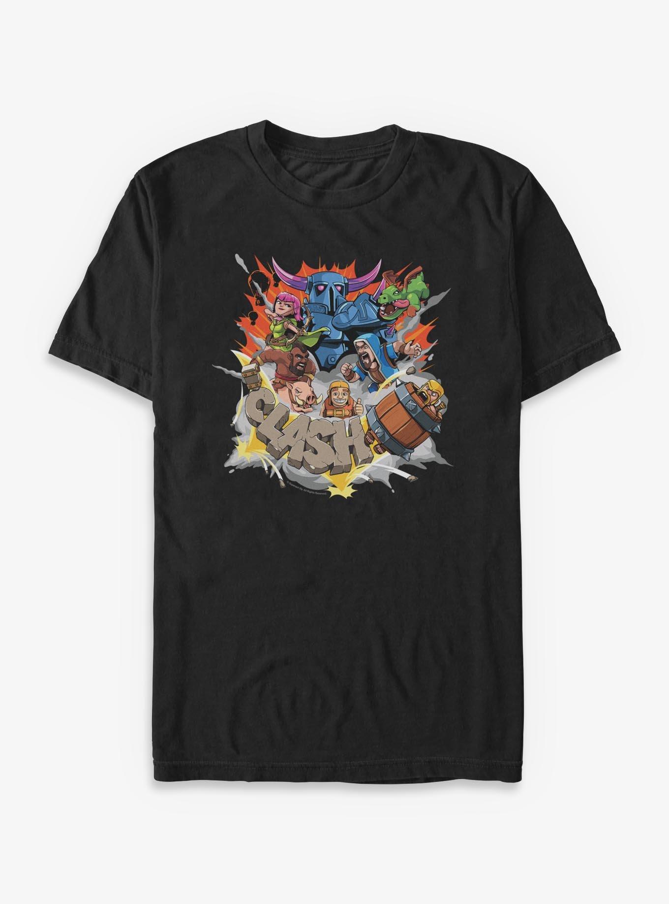 Clash of Clans Clash Fire T-Shirt | Trending Graphic Tee For Fans