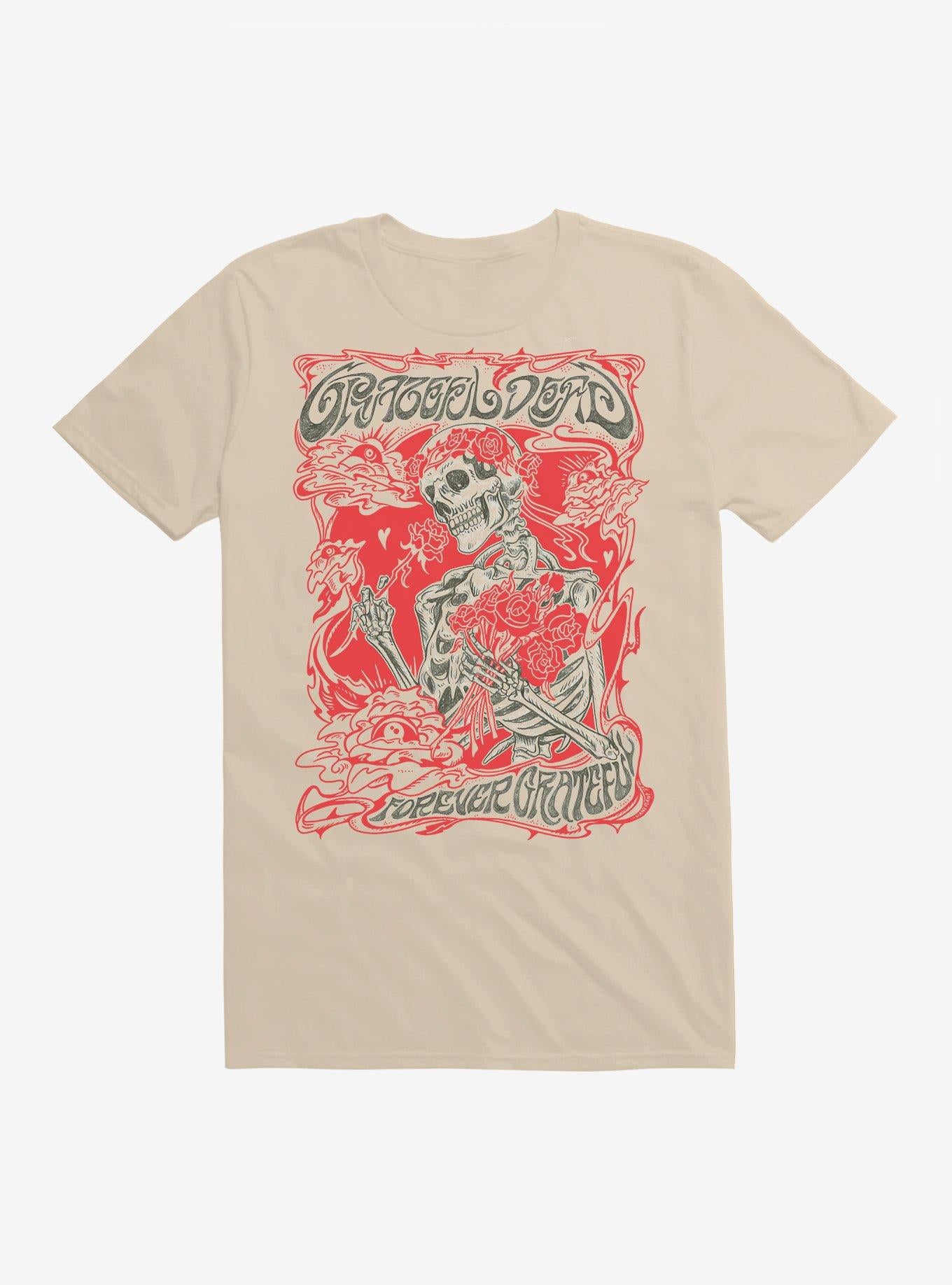 The Grateful Dead Forever Grateful T-Shirt | Trending Graphic Tee For Fans