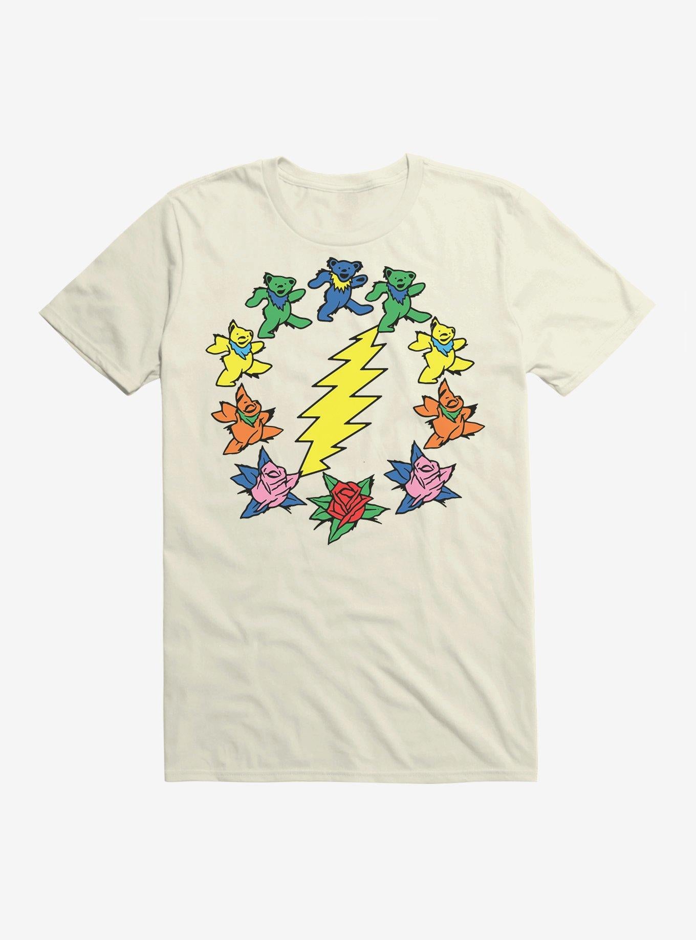 The Grateful Dead Dancing Bear Bolt Logo T-Shirt | Trending Graphic Tee For Fans