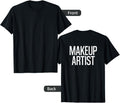 Bold Makeup Artist Text PRINT ON BACK Film Crew Apparel | US Viral Style | Aesthetic Fit