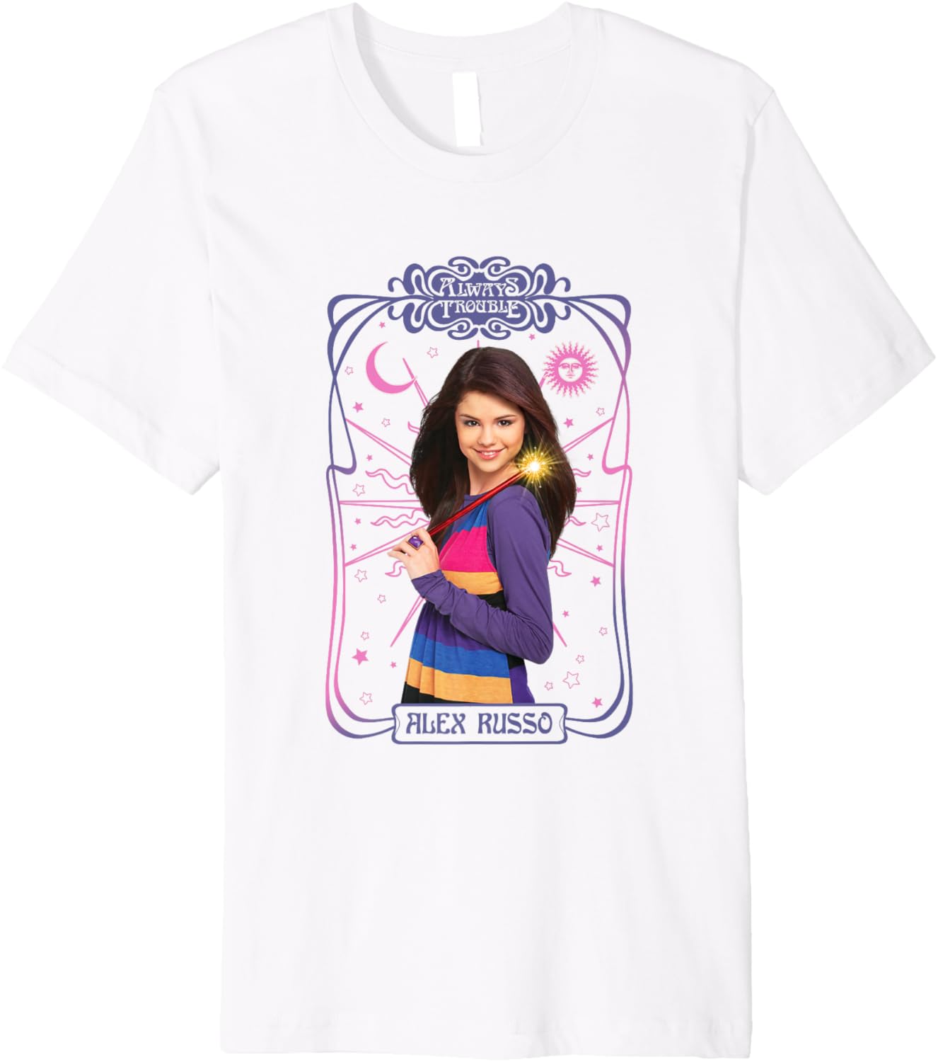 Disney Wizards of Waverly Place Alex Russo Tarot Card Logo Premium Apparel | Bestseller Style | Daily Wear Essential