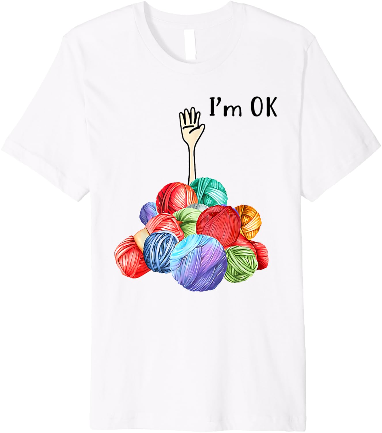 I'm ok yarn knitting crochet Premium Yarn Supply | Trending 2025 | Perfect for Crafters