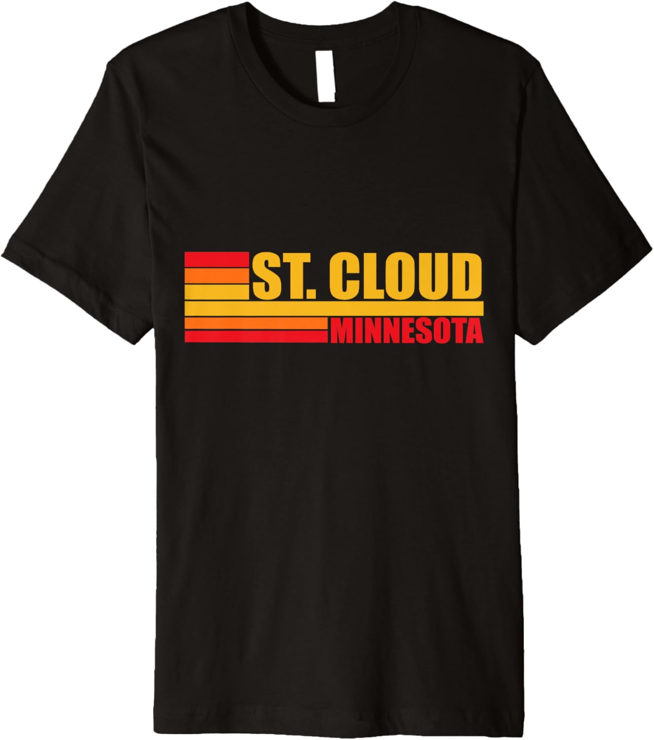 Red Vintage St Cloud City Fun Real Place in Minnesota MN Premium Apparel | Premium Quality | Aesthetic Casual Look