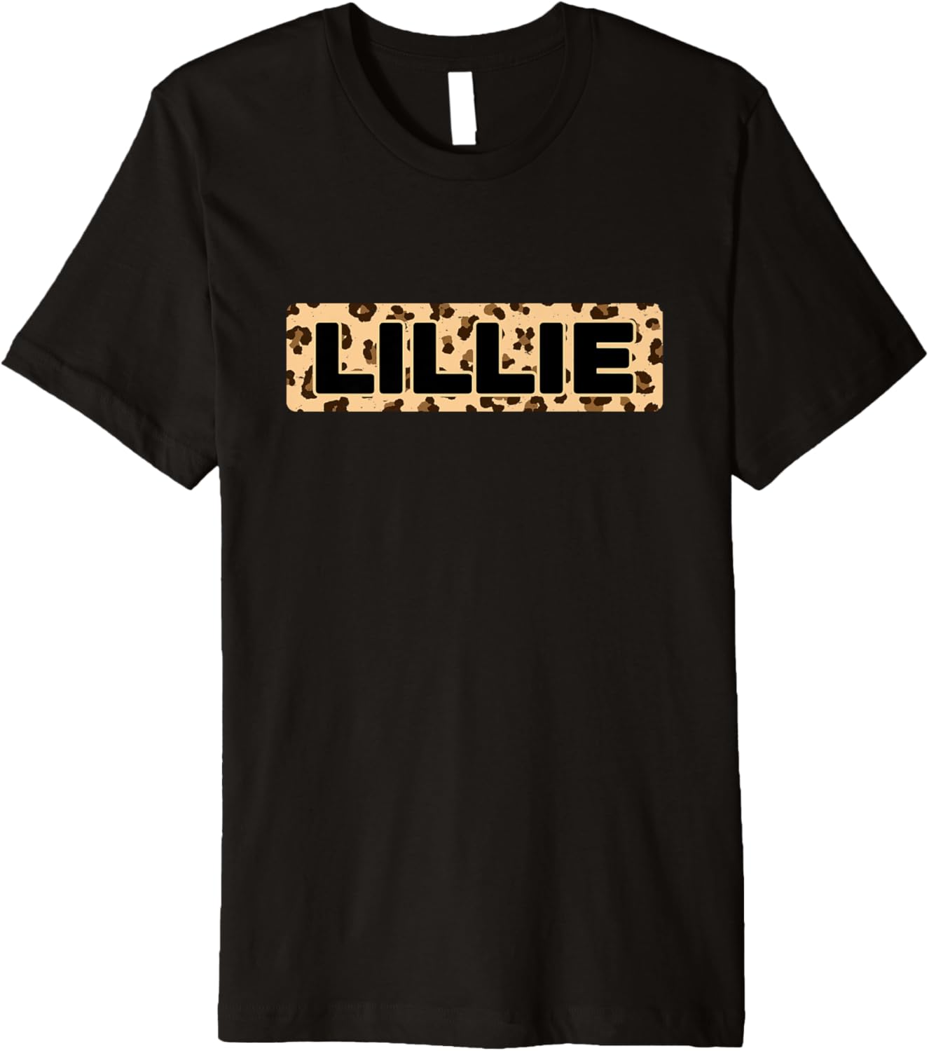 Funny Lillie Leopard Print Personalized Name Lillie Premium Apparel Comfort Fit Gift Ready