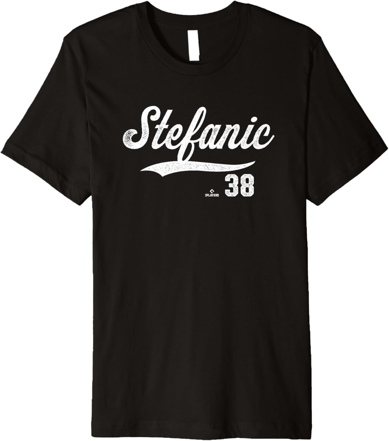 Distressed Swoosh Michael Stefanic Los Angeles Baseball Premium Apparel | Trending 2025