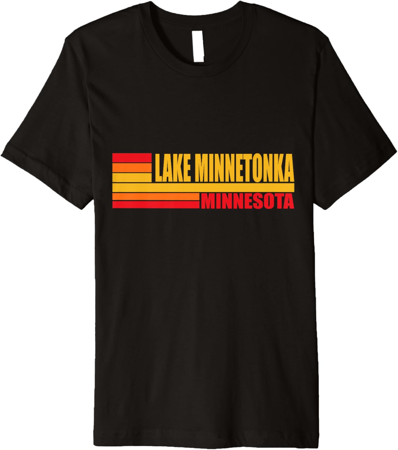 Red Retro Vintage Lake Minnetonka Real Place in Minnesota MN Premium Apparel | Top Conversion Title | Customer Favorite