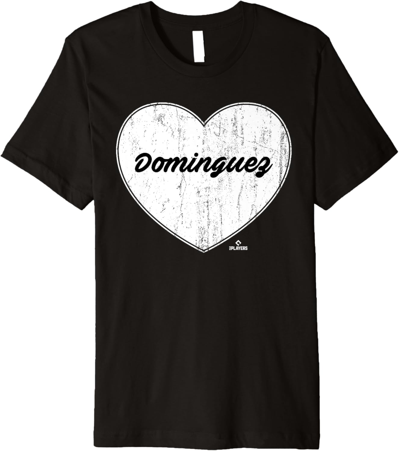 Distressed Heart Michael Dominguez Prospect Baseball Fan Premium Apparel | Premium Quality
