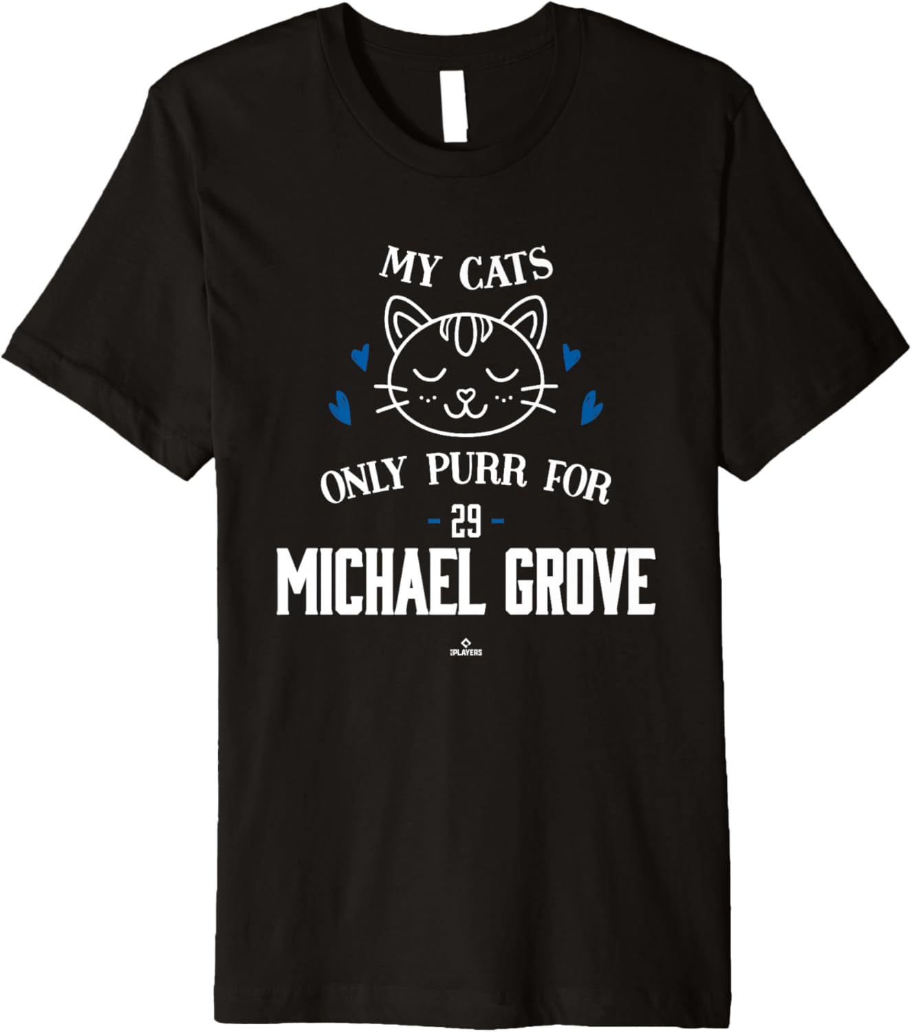 Cat Lovers for Michael Grove Los Angeles Baseball MLBPA Premium Apparel | Viral Streetwear Style
