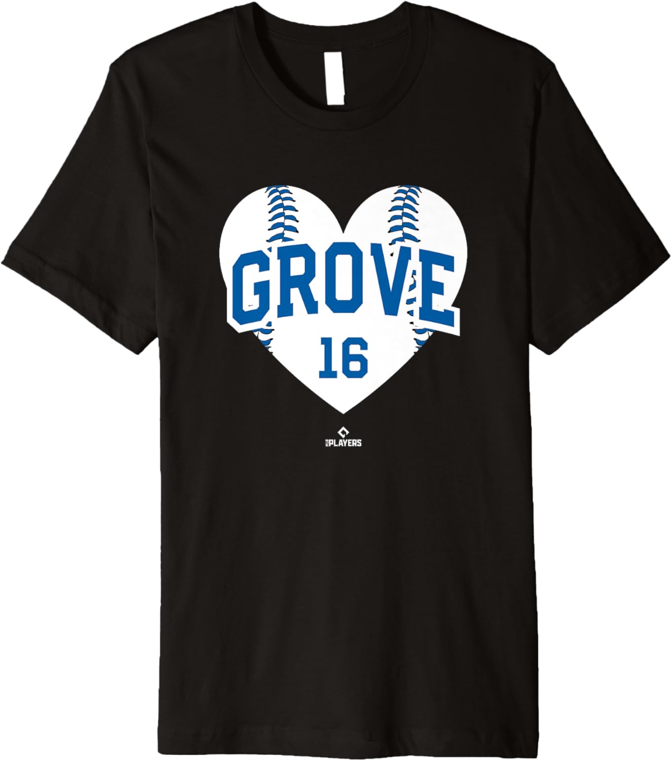 Baseball Heart Michael Grove Los Angeles MLBPA Premium Apparel | Premium Quality