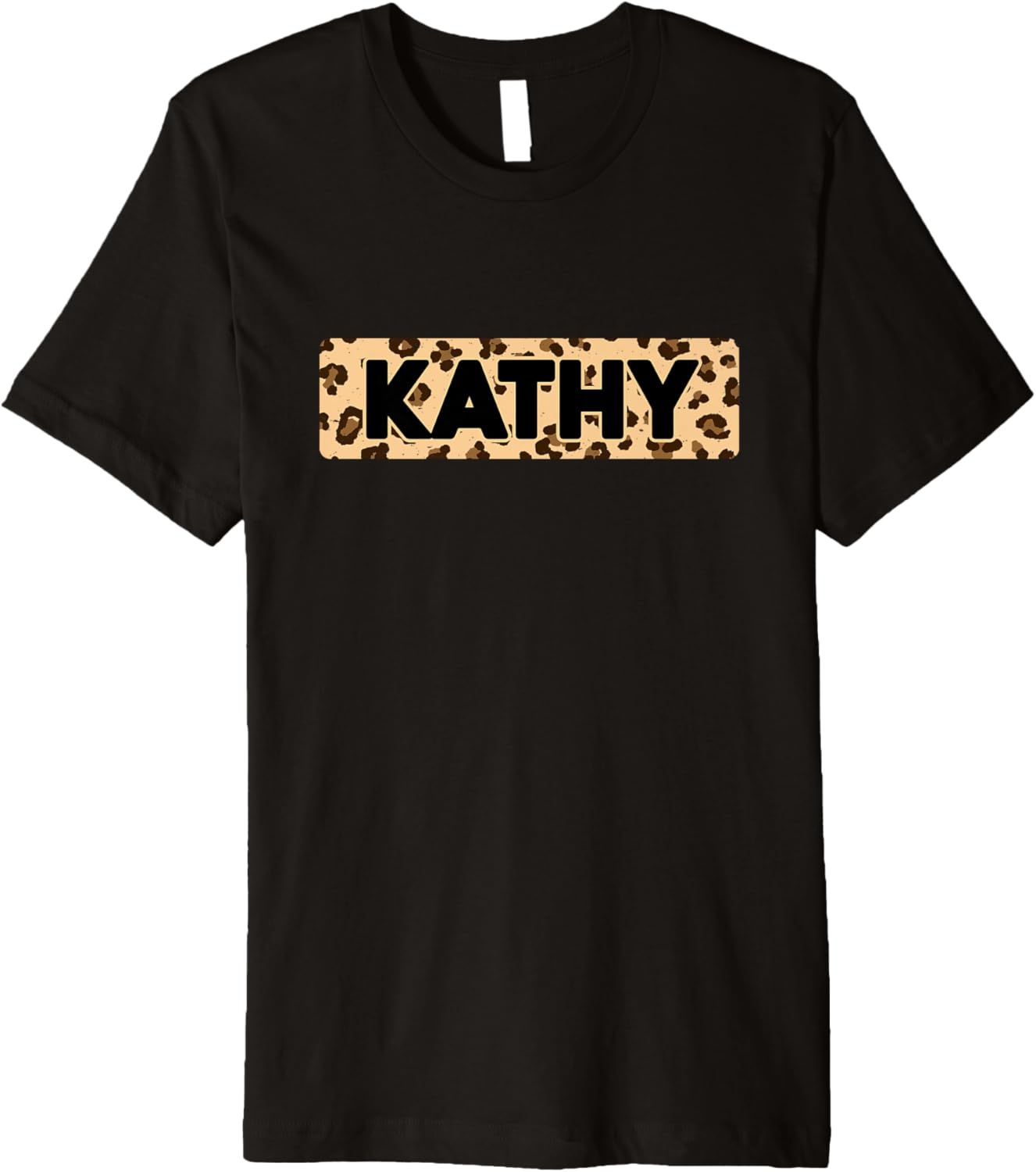 Funny Kathy Leopard Print Personalized Name Kathy Premium Apparel Viral TikTok Find Hot Right Now