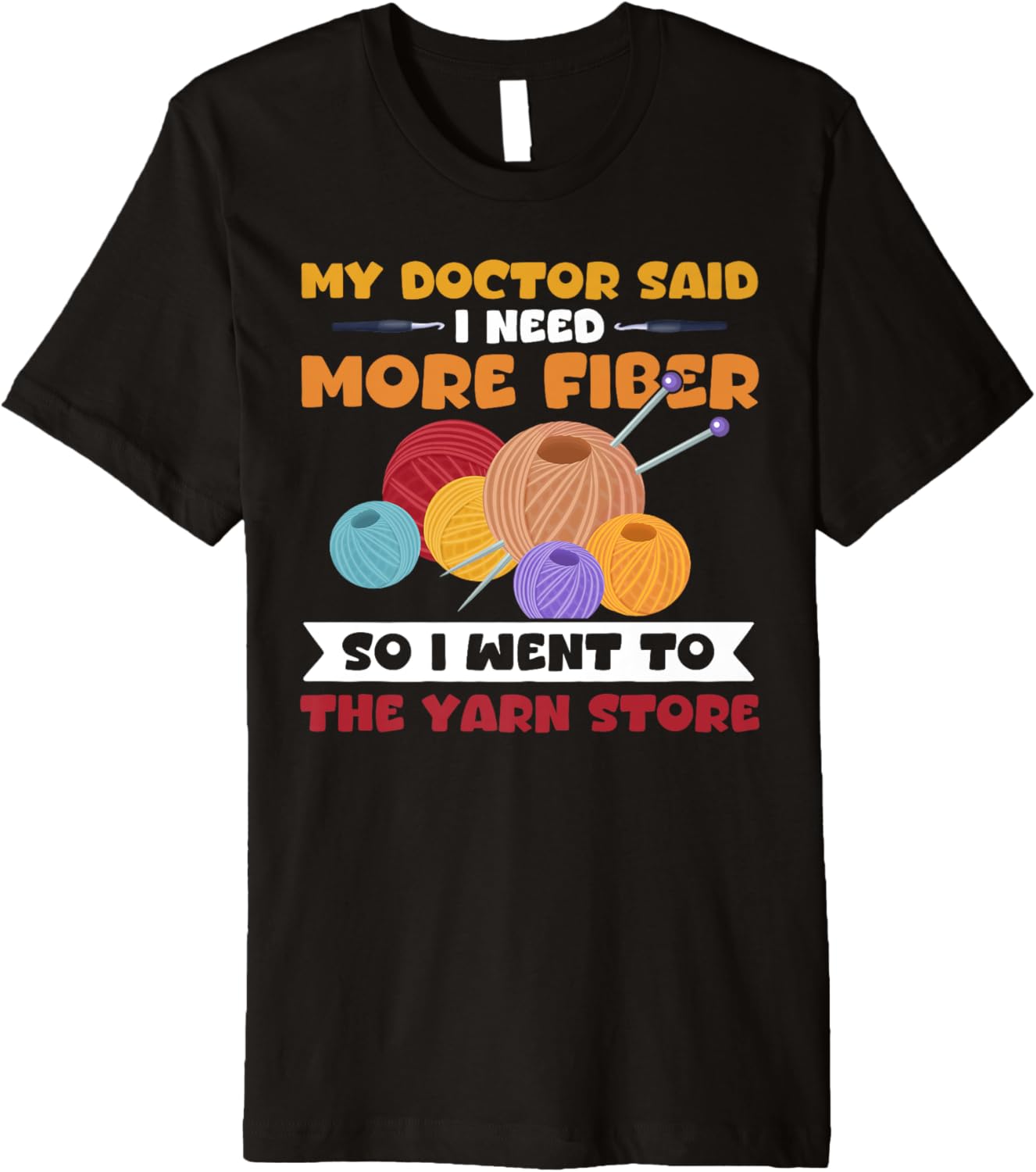 Funny Fiber Knitting Joke, Yarn Crochet Premium Yarn Supply | Viral US Pick | High CTR Title