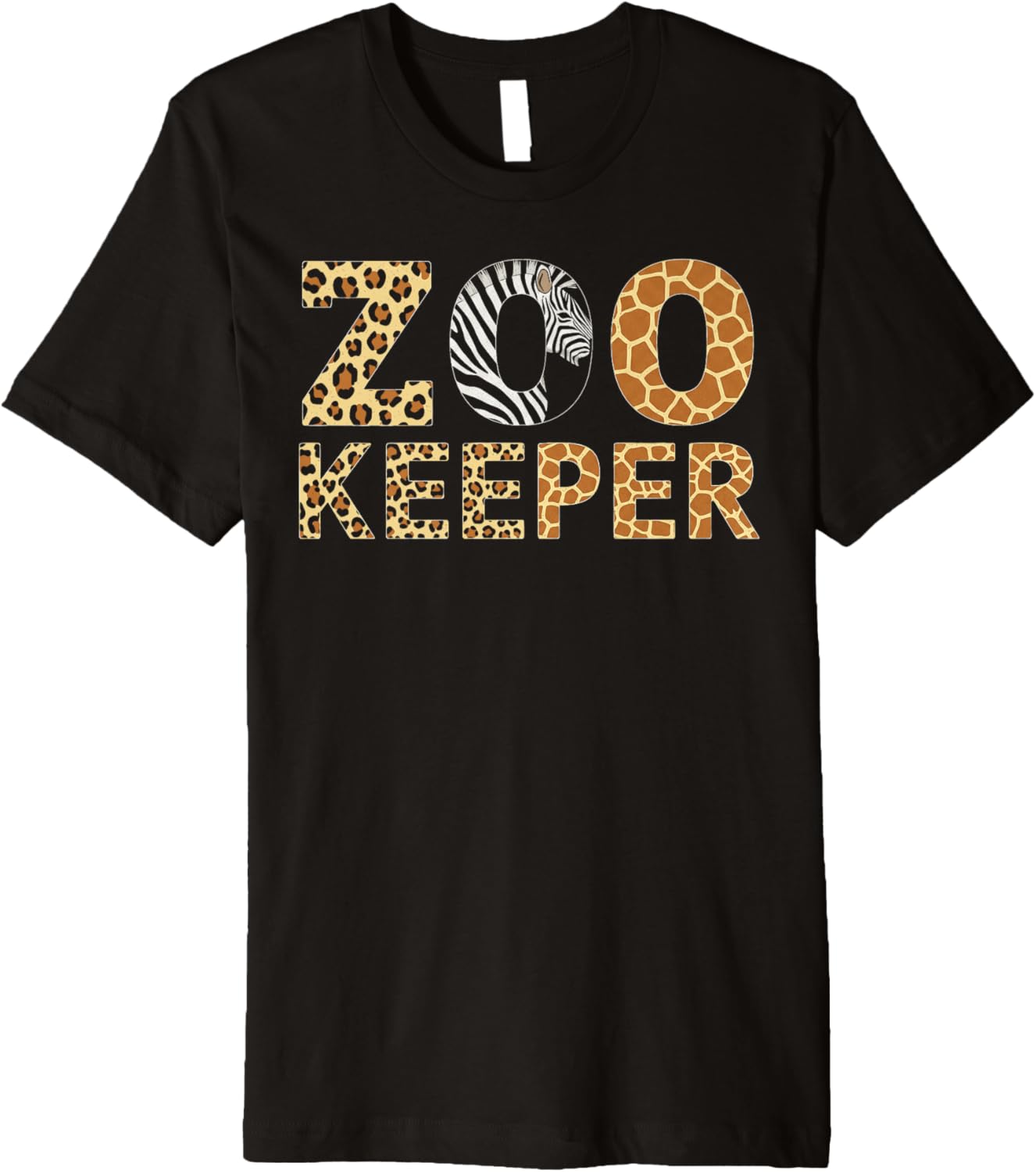 Zookeeper Animal Print Shirt Zoo Keeper costume for BoysKids Premium T Shirt Streetwear Style Gift Ready