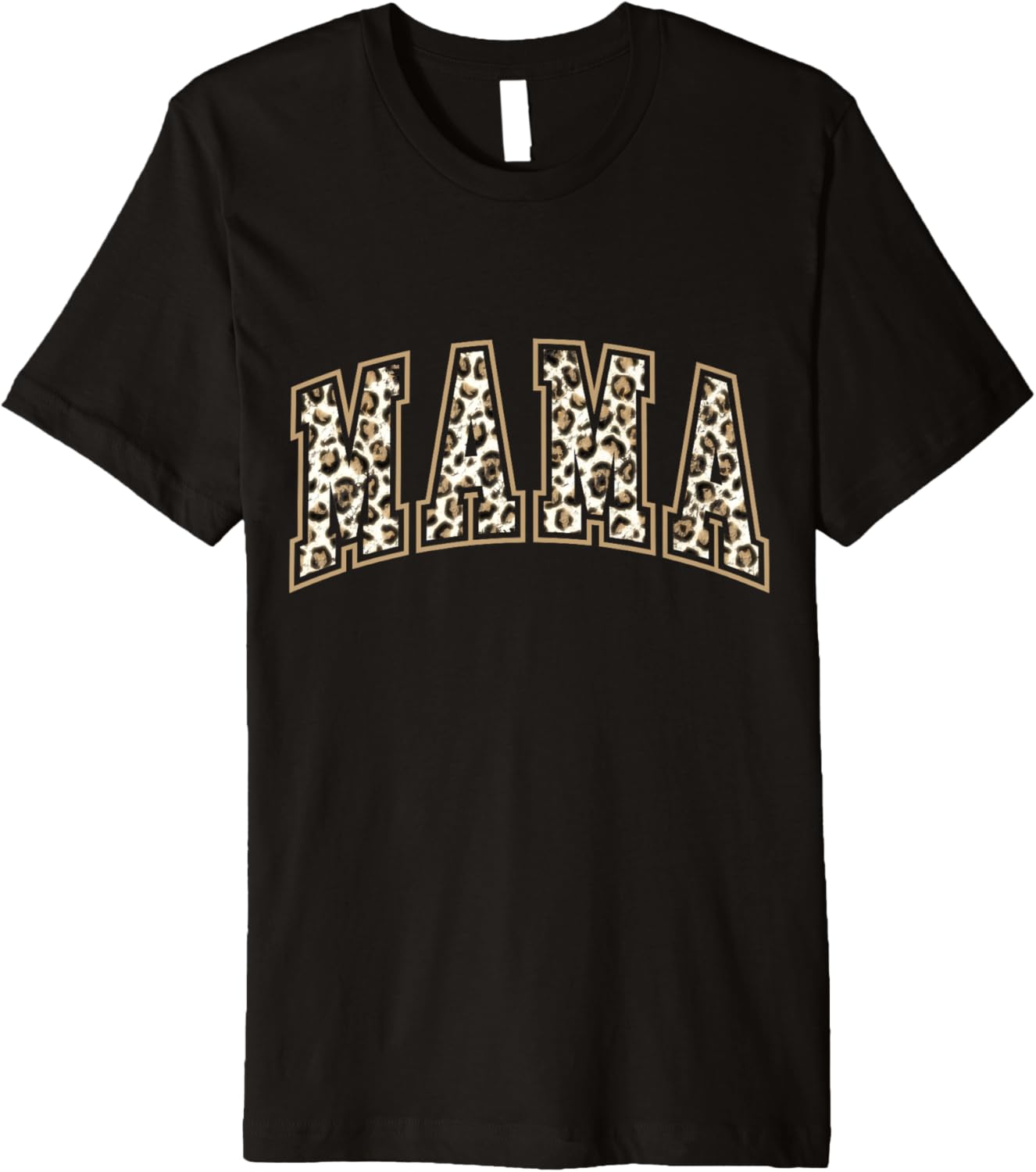 MAMA Leopard Cheetah Print Love Cute Large Letters Premium Apparel Comfort Fit US Top Pick