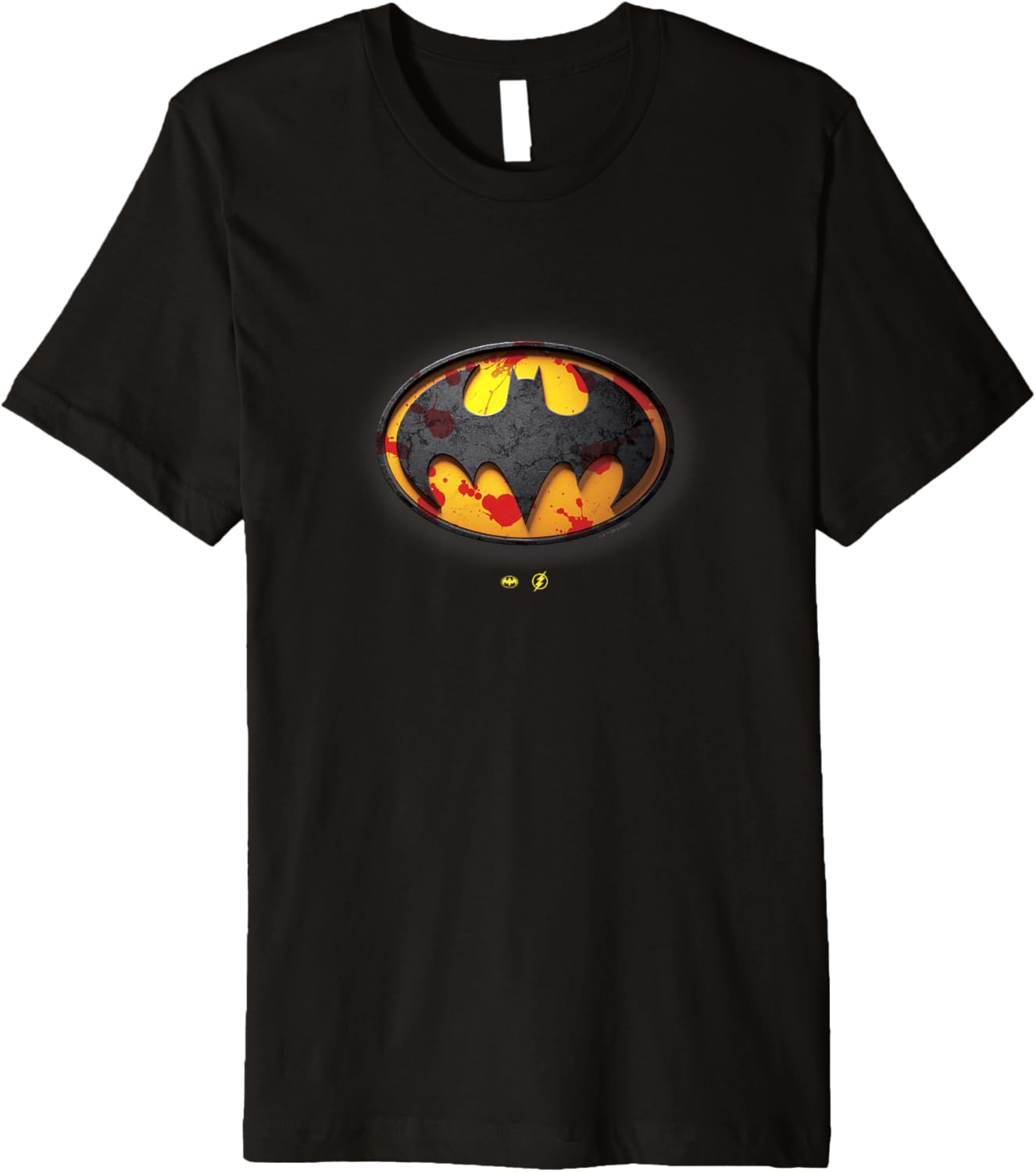 The Flash Blood Covered Michael Keaton Vintage Bat Symbol Premium Apparel | US Best Seller