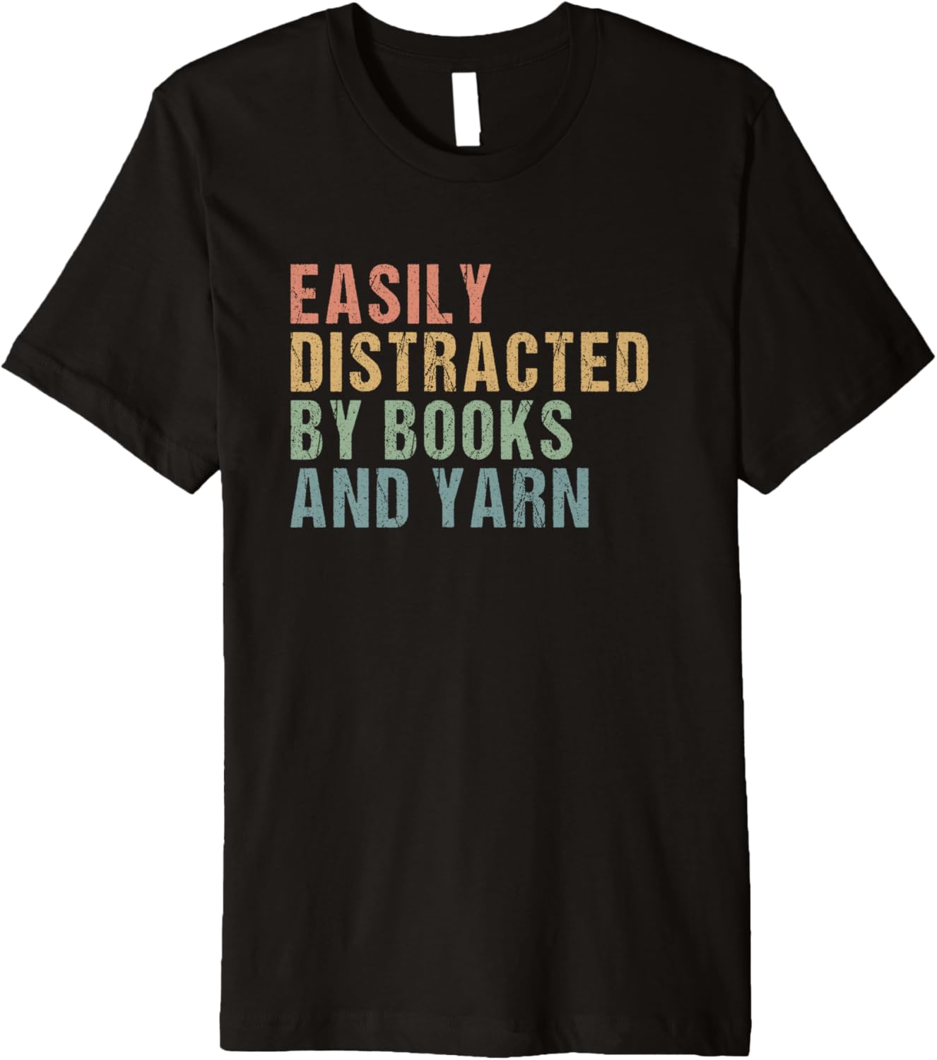 Easily distracted by books and yarn - Knitting & crocheting Premium Yarn Supply | Top Rated | Best Seller Choice