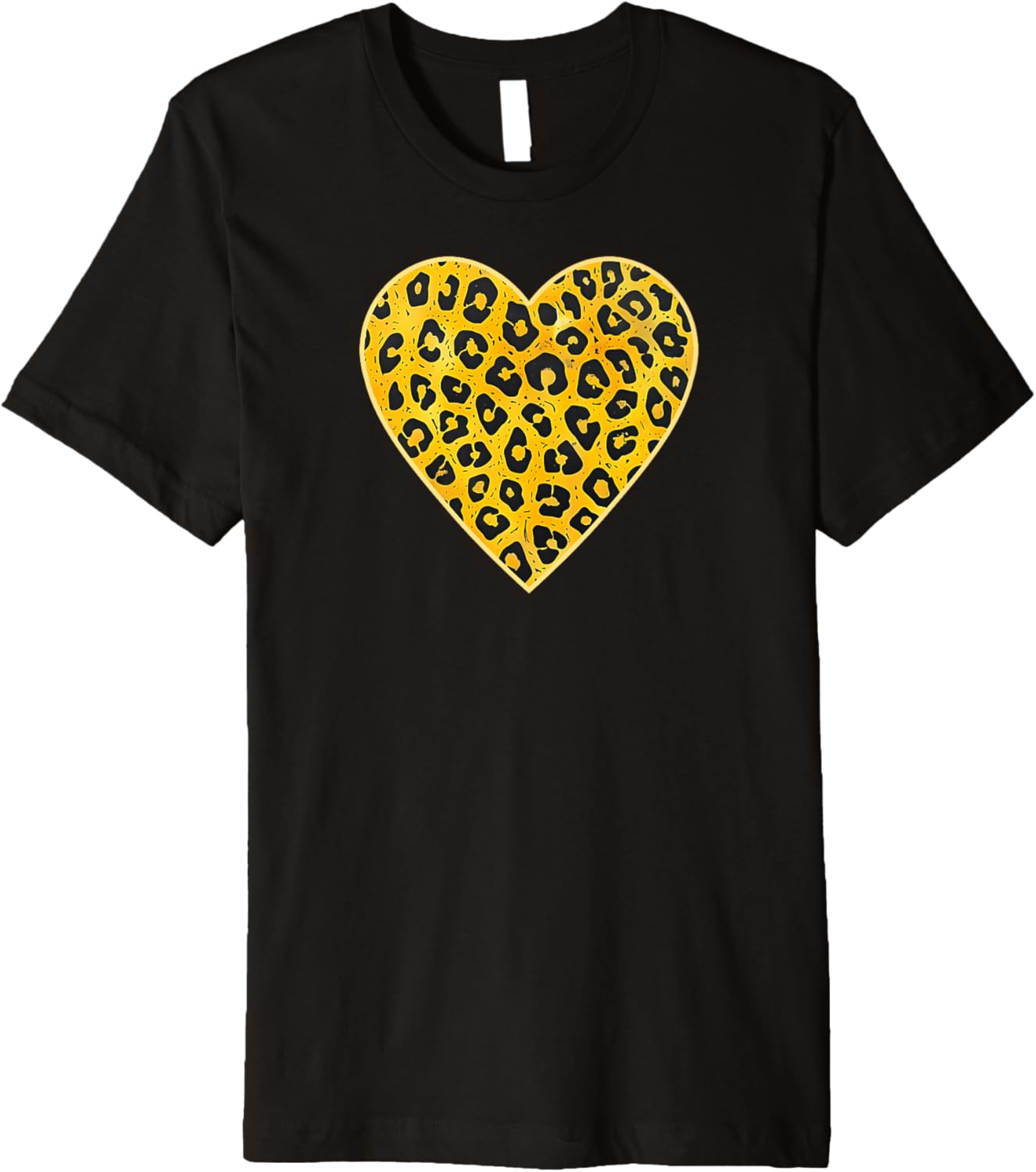 Cheetah Print Heart Filled Premium Apparel Premium Print Hot Right Now