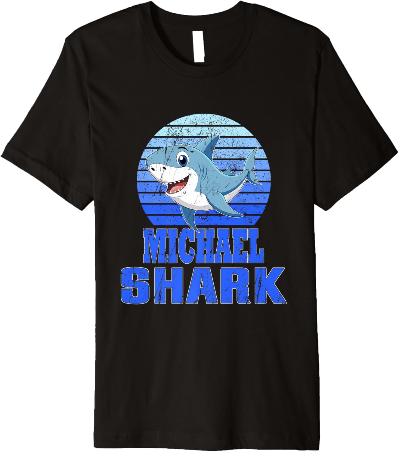 MICHAEL Shark Family Reunion Squad First Last Name Premium Apparel | Premium Quality