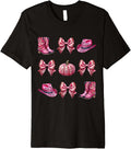 Bow Western Boots Pumpkin Cheetah Pink Print Cowgirl Costume Premium Apparel Viral TikTok Find Best Seller Look