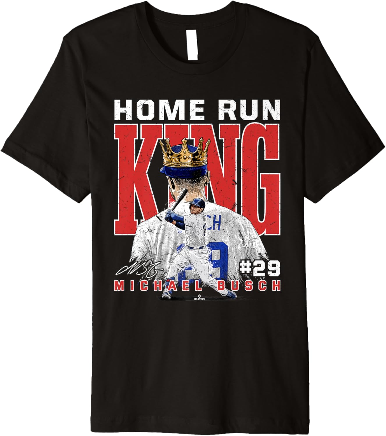 Home Run King Michael Busch Chicago MLBPA Premium Apparel | US Best Seller