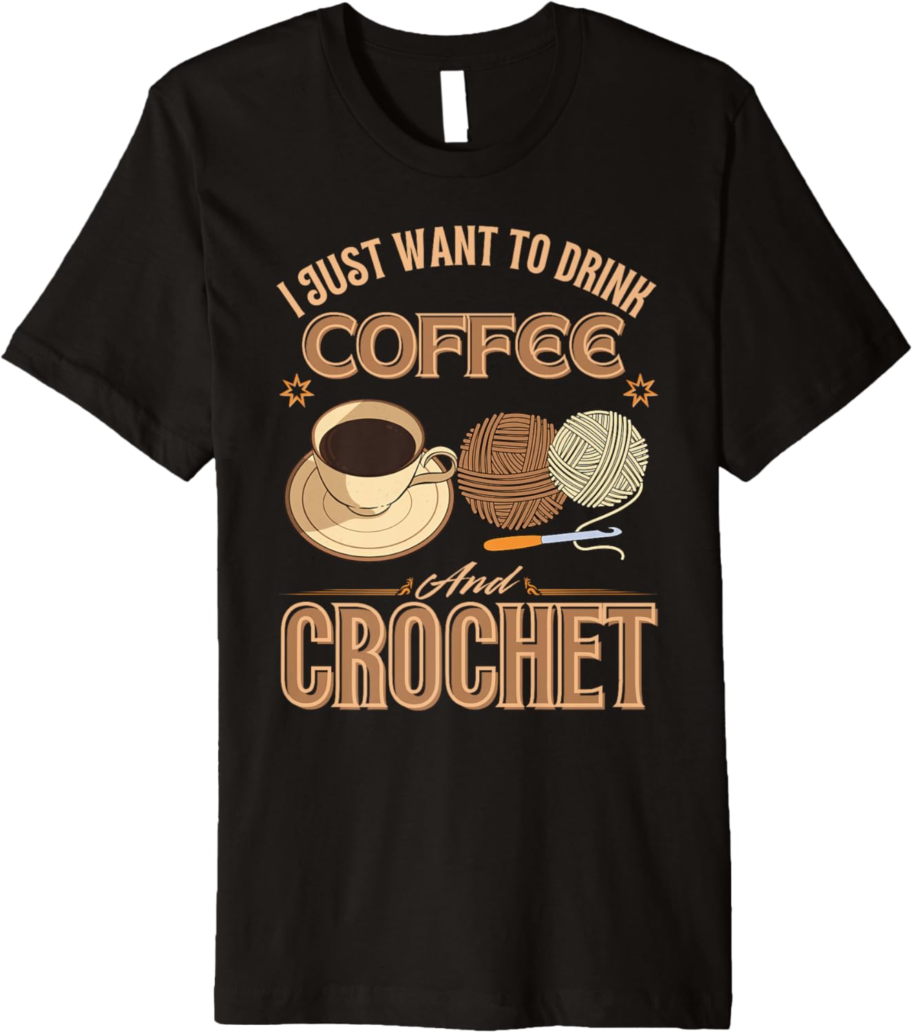 Funny Yarn For Men Women Crochet Knitter Yarn Lovers Coffee Premium Yarn Supply | Viral US Pick | Customer Favorite