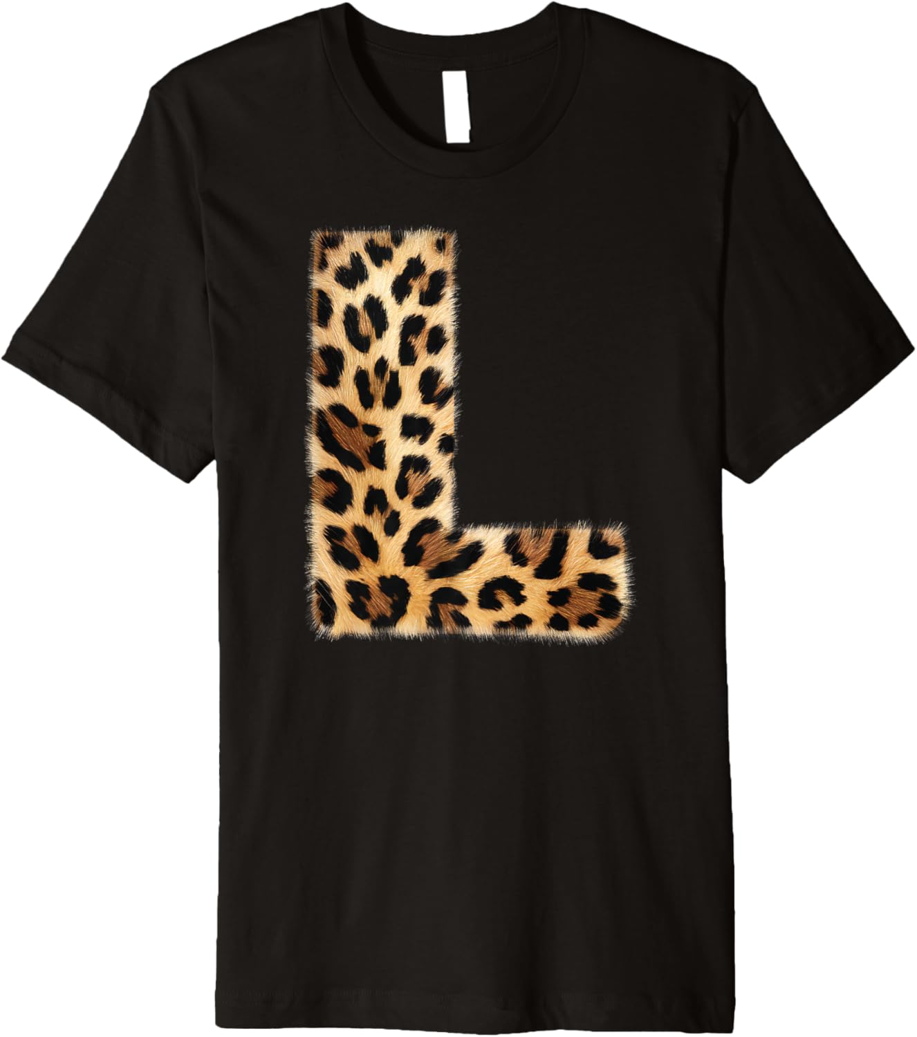 Letter L Cheetah Leopard Initial Print Name Zebra Matching Premium Apparel Streetwear Style Hot Right Now