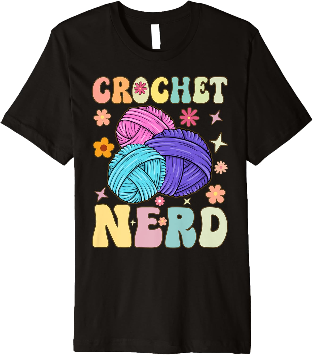 Crochet Nerd Groovy Crocheting Knitting Yarn Lover Premium Yarn Supply | Premium Quality | Perfect for Crafters
