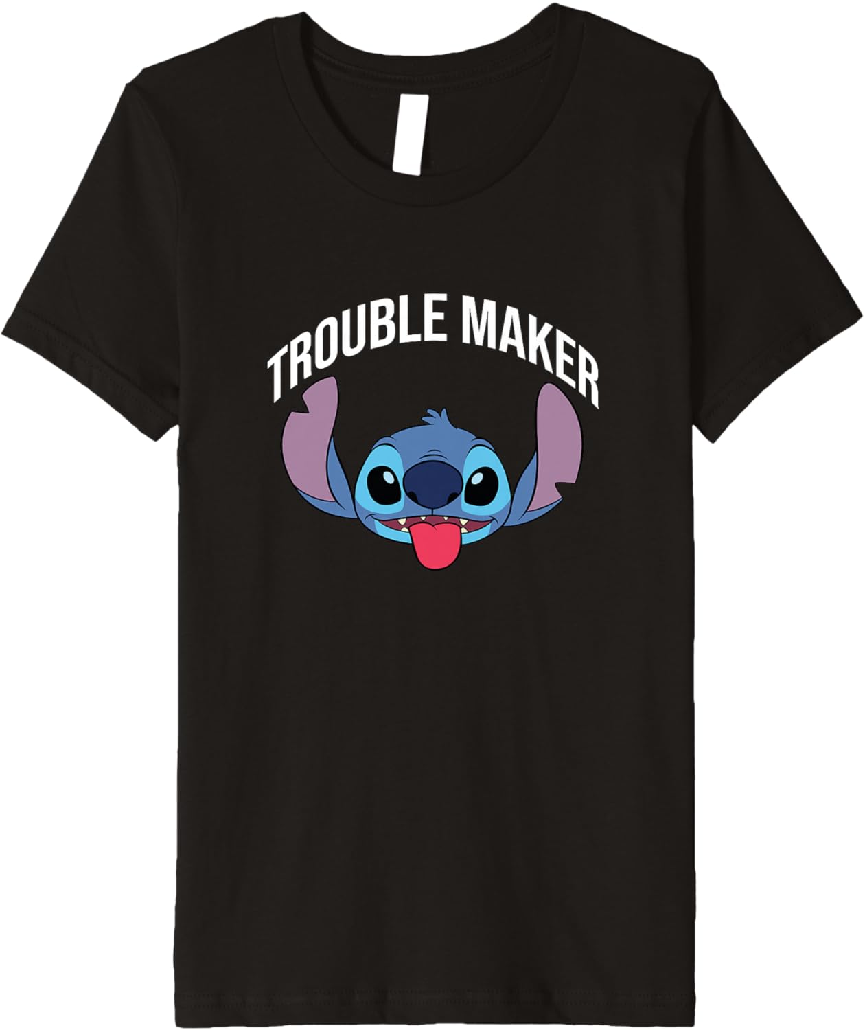 Disney Lilo & Stitch Trouble Maker Stitch Big Face Portrait Premium Apparel | High Search Volume | Must-Have Style