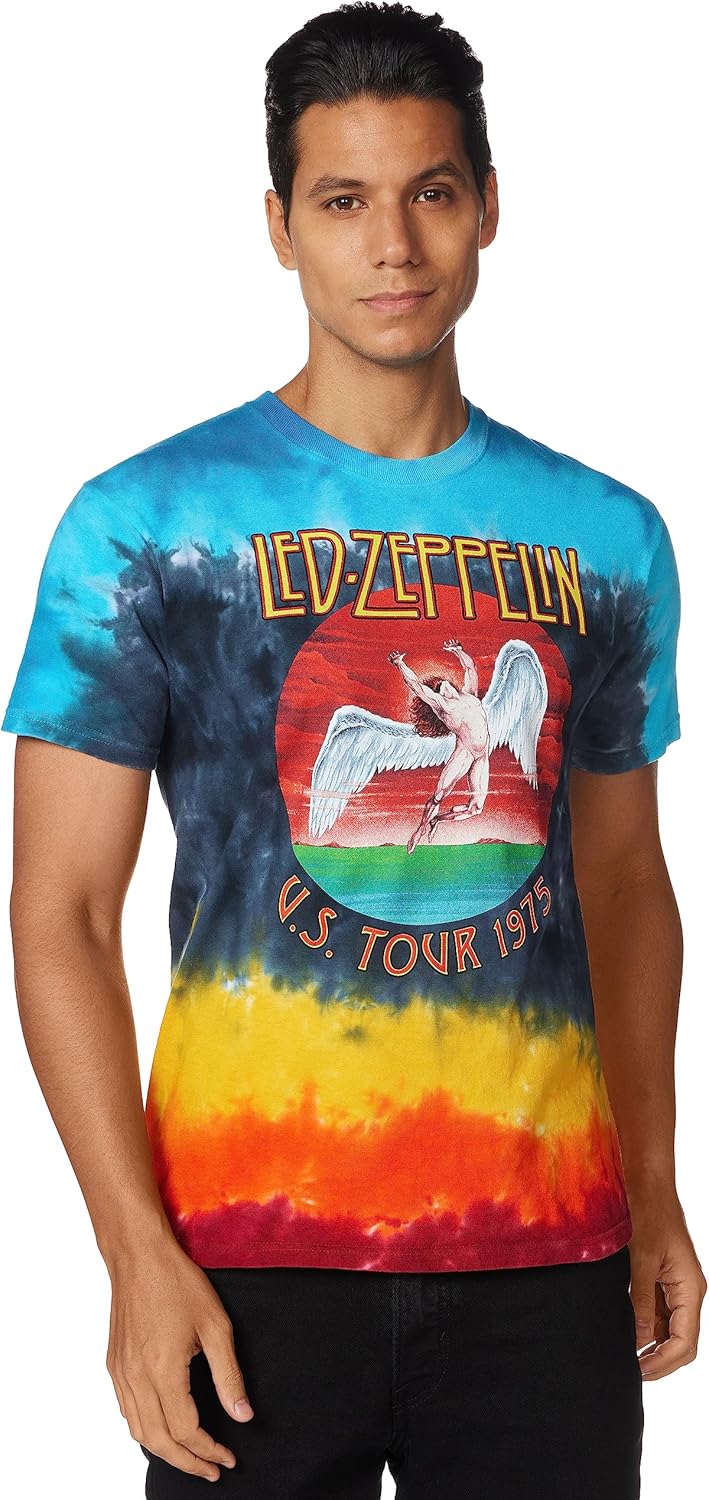 Liquid Blue Men's Led Zeppelin Icarus 1975 Apparel | Trending 2025 | Perfect Gift Idea