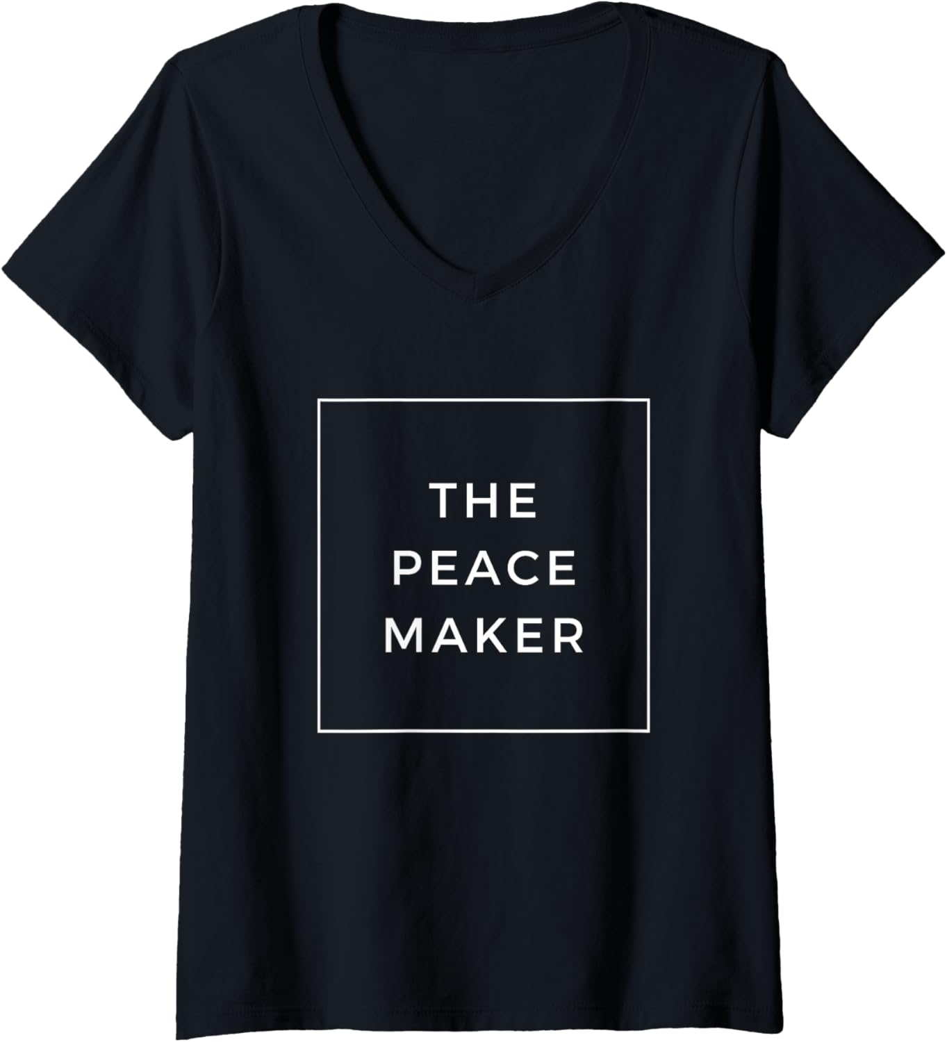 Womens Enneagram 9 I'm a Peace Maker V-Neck Apparel | US Viral Style | Aesthetic Fit