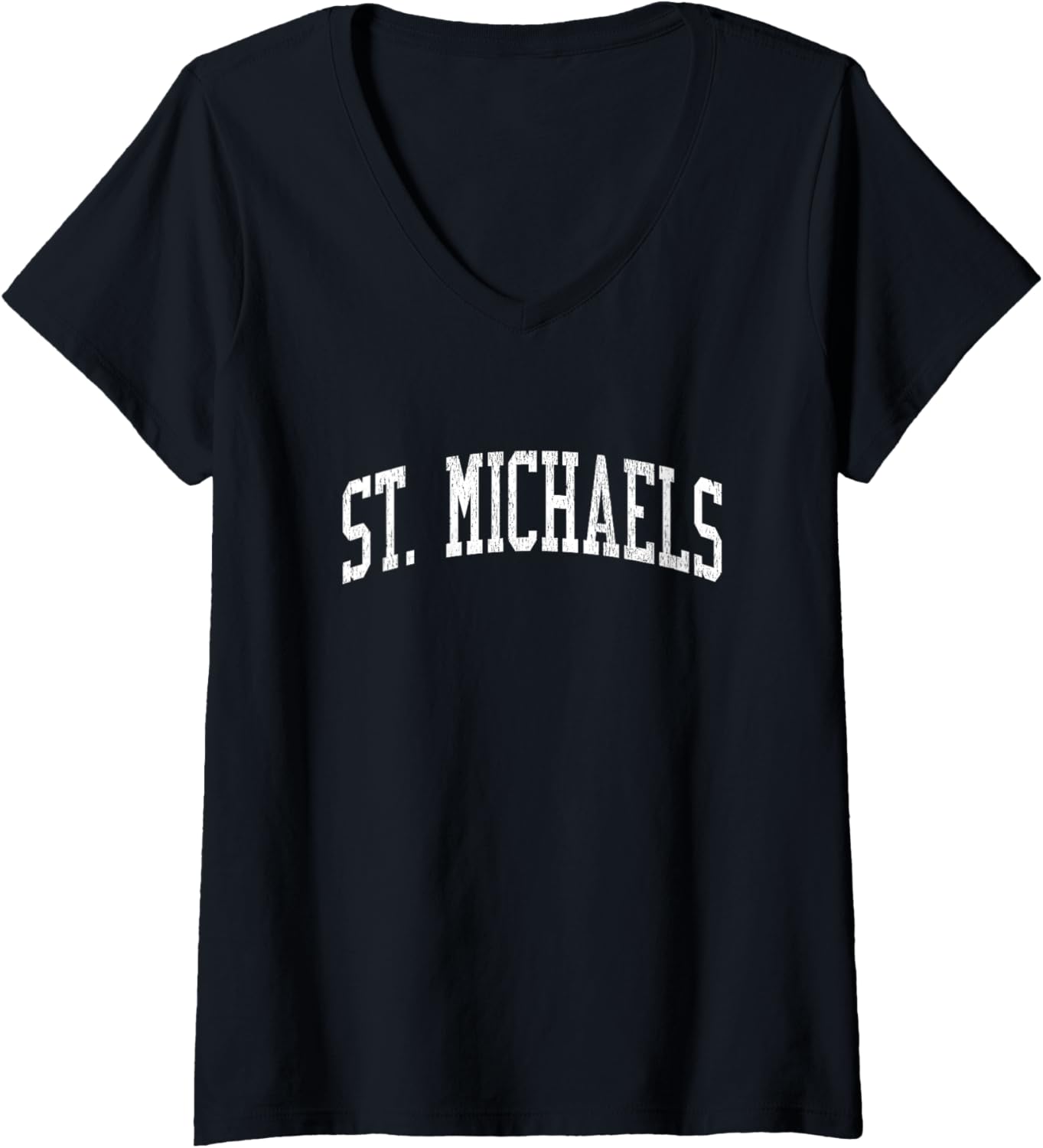 St. Michaels AZ Vintage Athletic Sports JS02 V-Neck Apparel | Everyday Casual Wear
