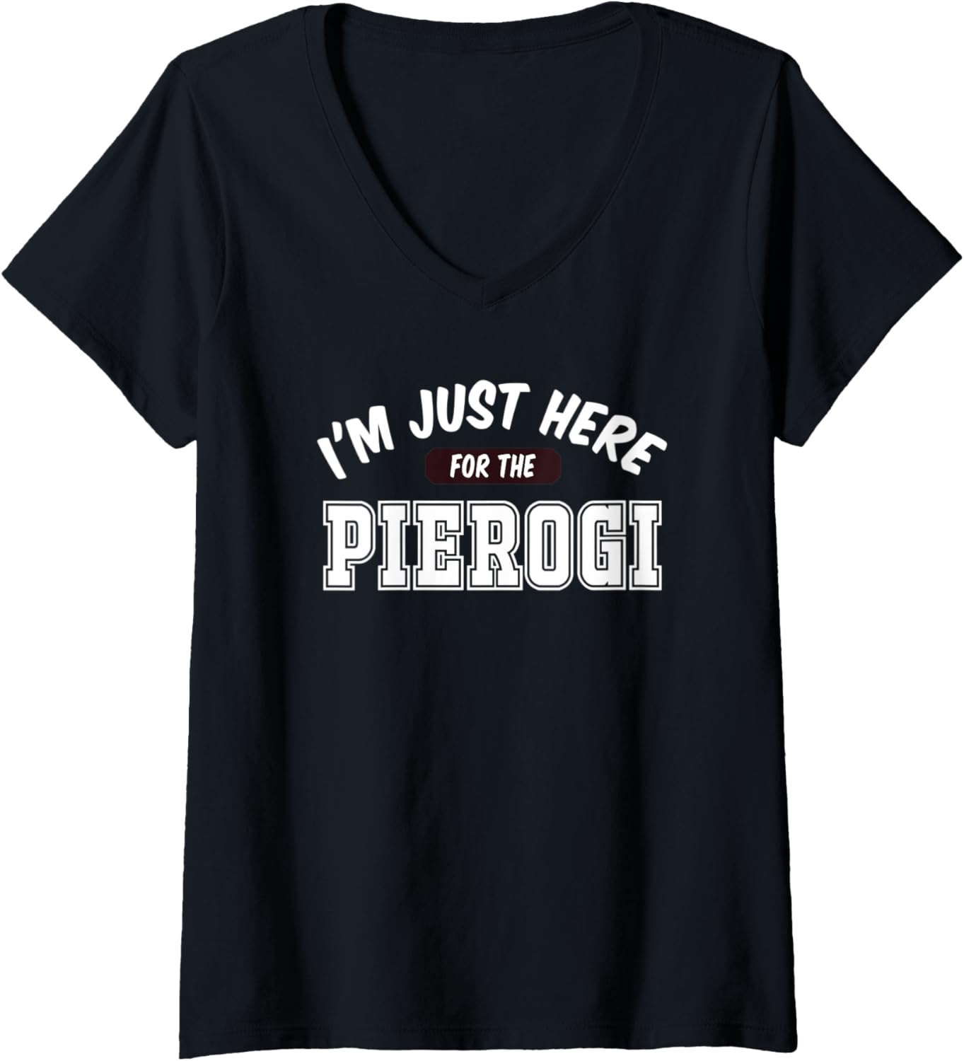Womens Pierogi Maker Polish Food Dumplings Lovers V-Neck Apparel | Premium Quality | Comfort Daily Wear