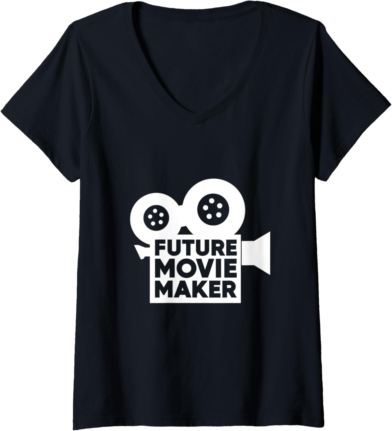 Womens Future Filmmaker Future Film Maker V-Neck Apparel | High Search Volume | Perfect Gift Idea
