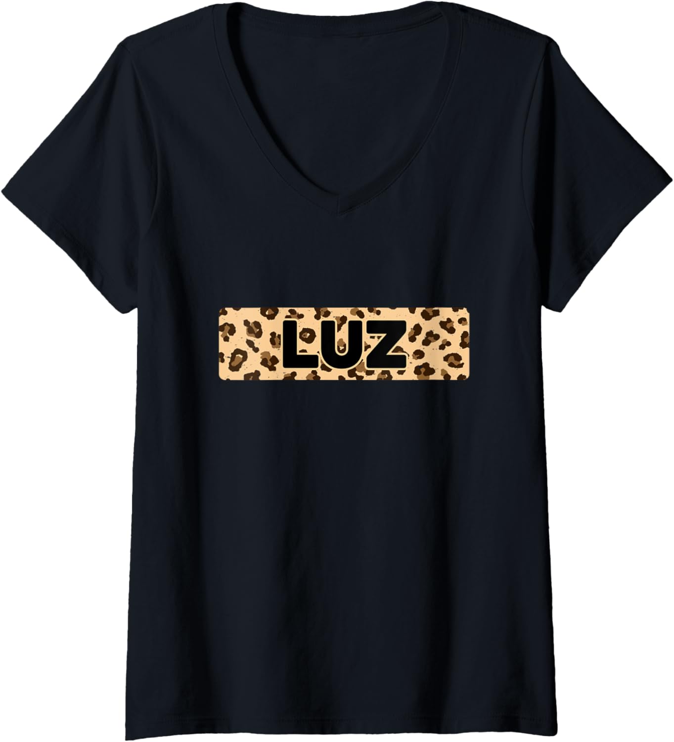Funny Luz Leopard Print Personalized Name Luz V Neck Apparel Trending US Fan Favorite