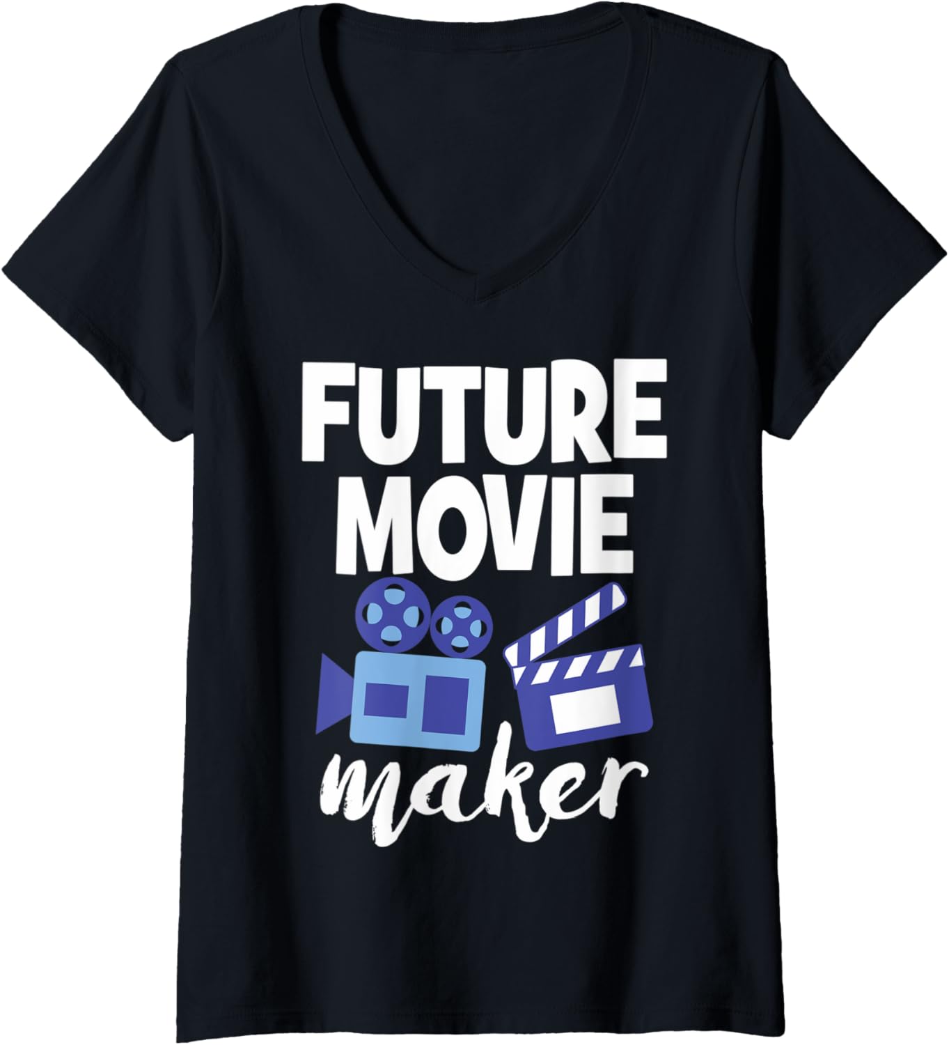 Womens Future Directors Young Movie Makers Future Movie Maker V-Neck Apparel | Trending 2025 | Aesthetic Fit